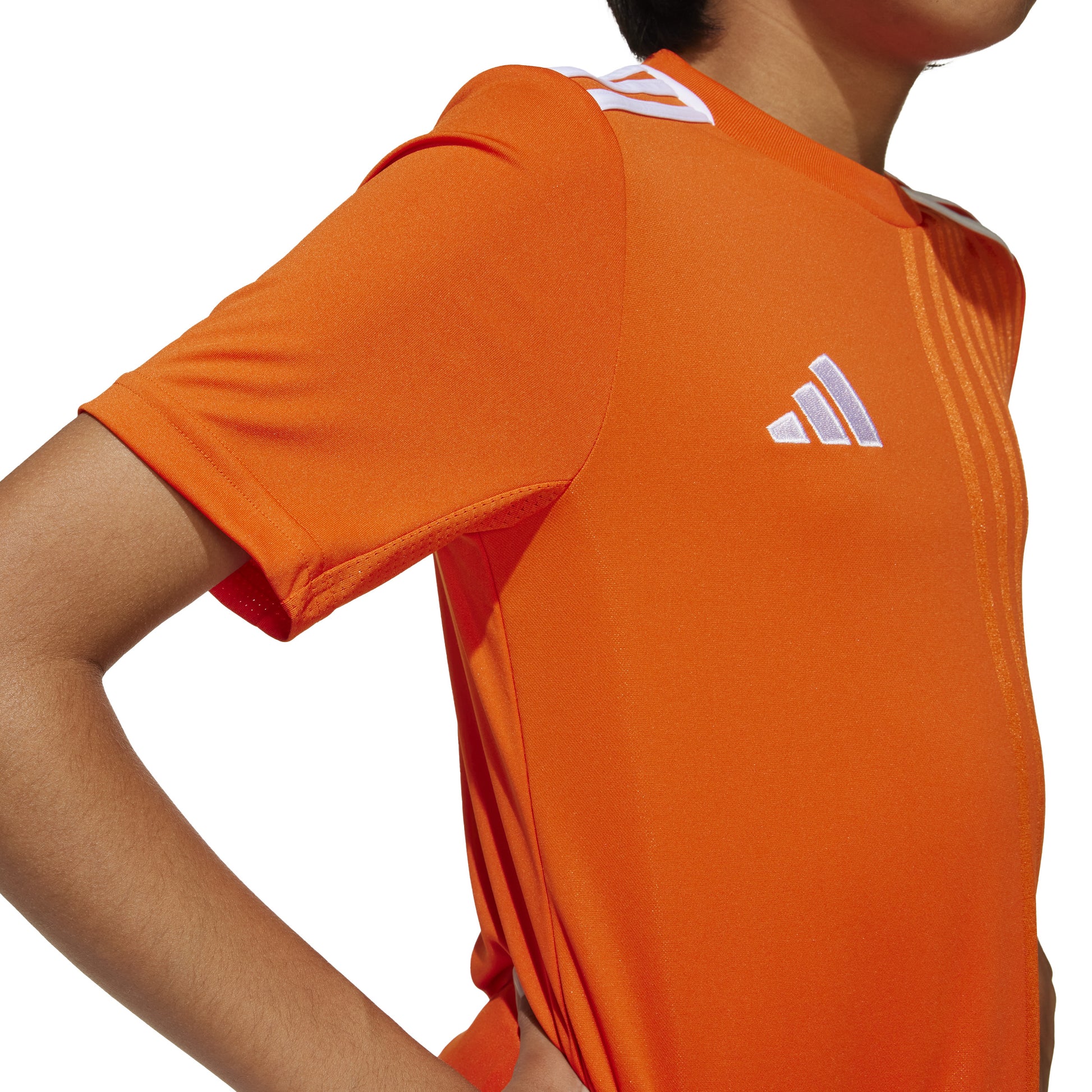 Adidas Junior Campeon 25 SS Shirt Team Orange/White