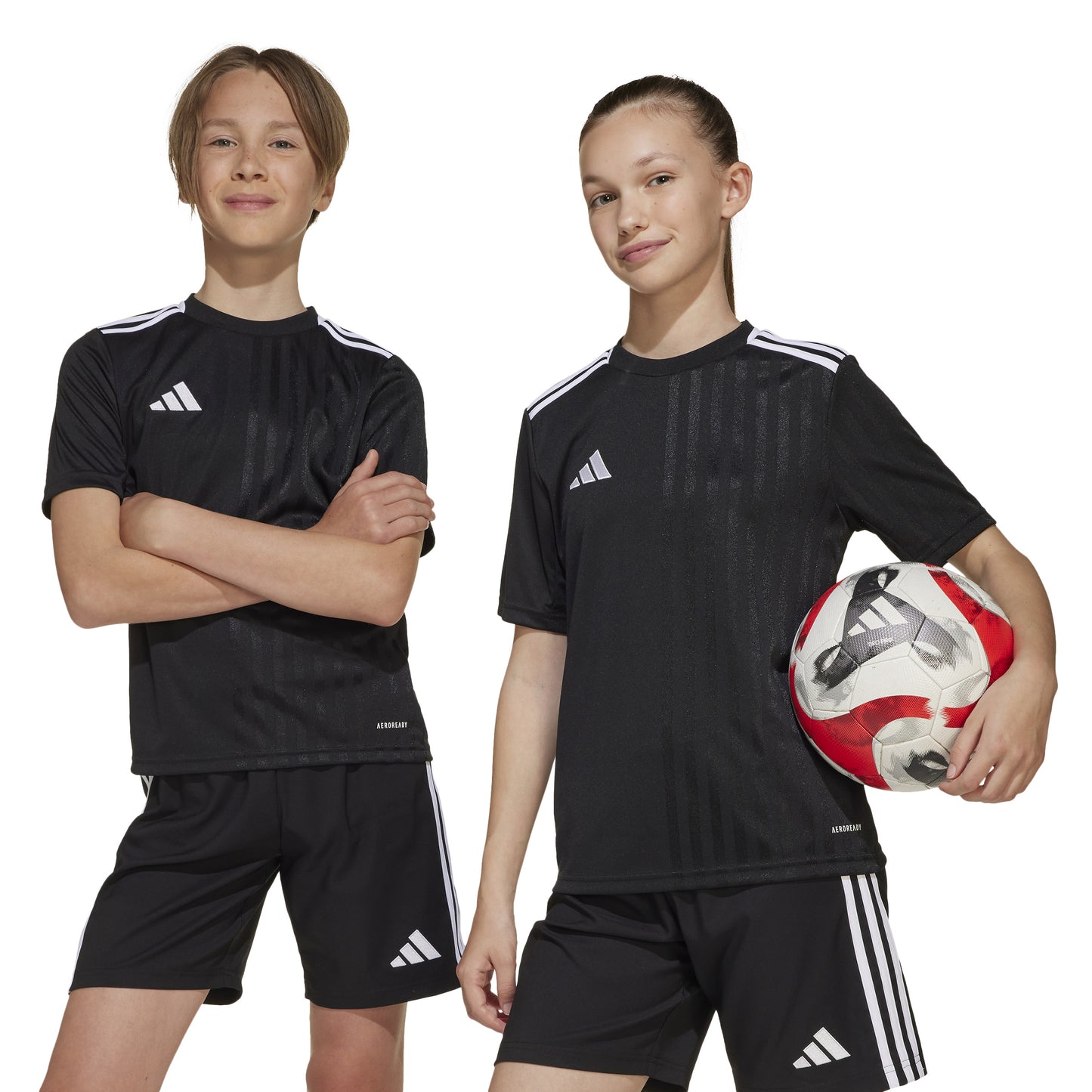 Adidas Junior Campeon 25 SS Shirt Black/White
