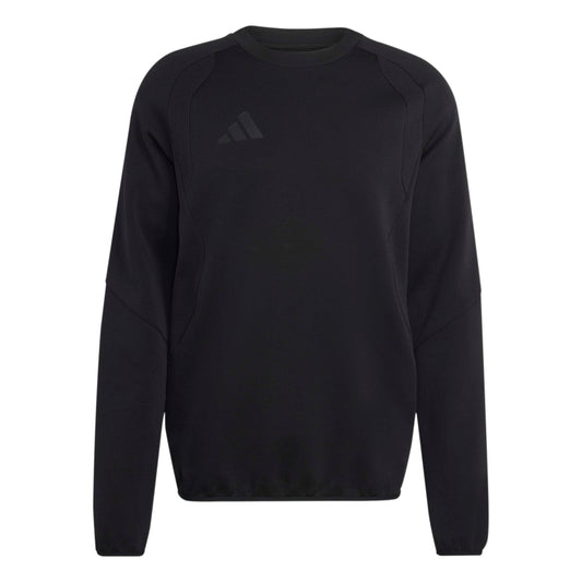 Adidas Tiro Travel Cotton Crew Sweatshirt Black/Black