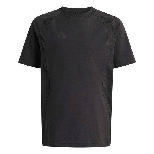 Adidas Junior Tiro Travel SS Cotton Tee Black/Black