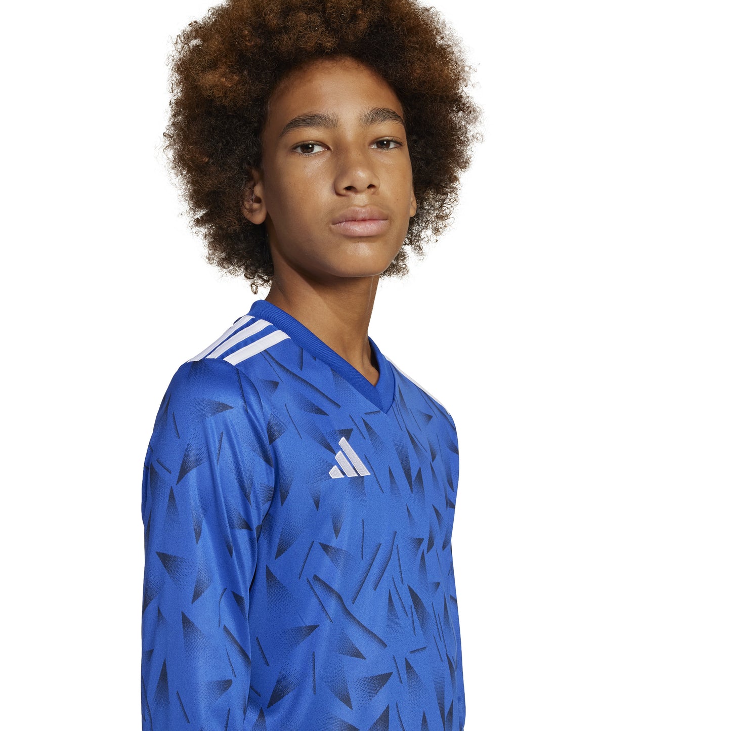 Adidas Junior Team Icon 25 LS Shirt Team Royal Blue/White