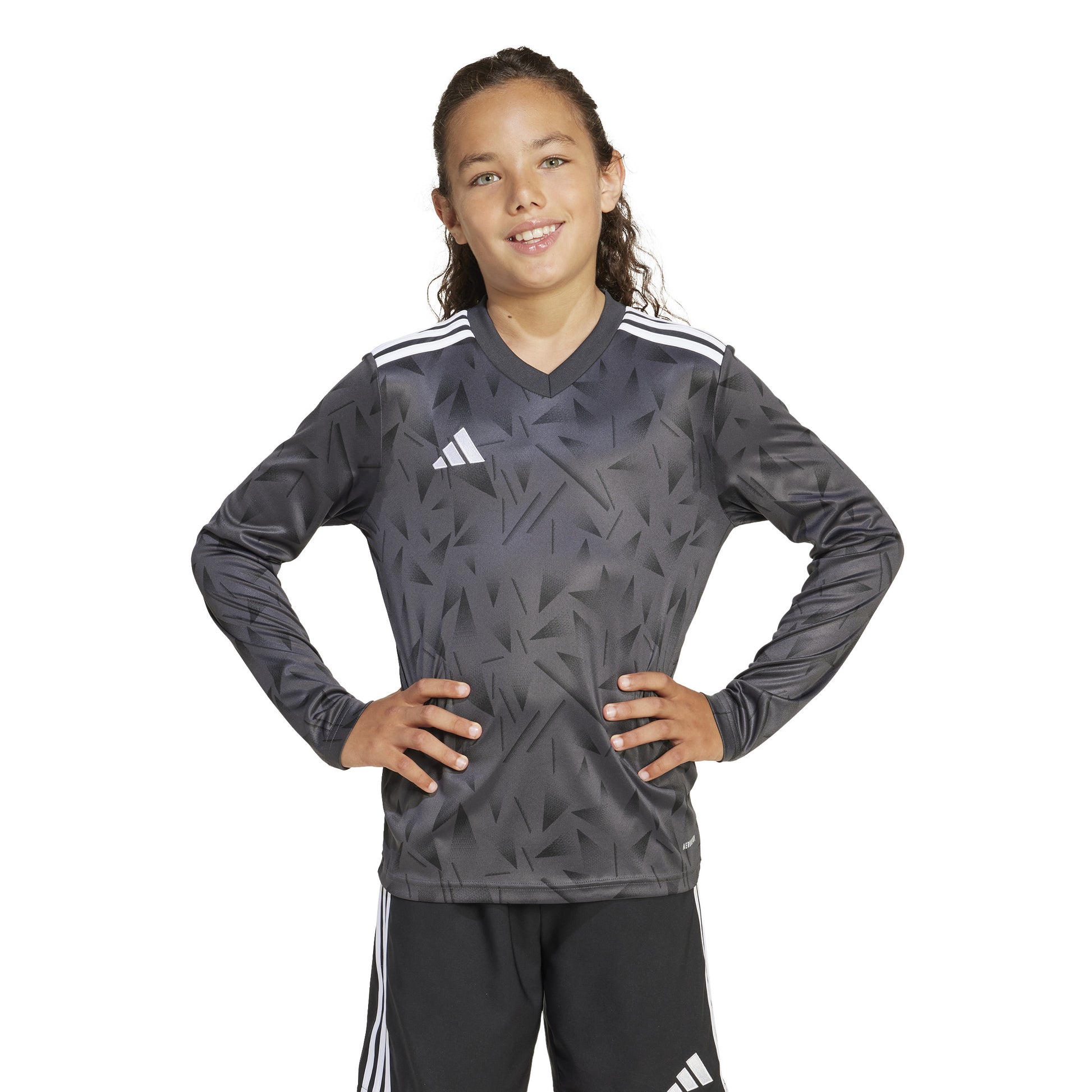 Adidas Junior Team Icon 25 LS Shirt Utility Black/Black