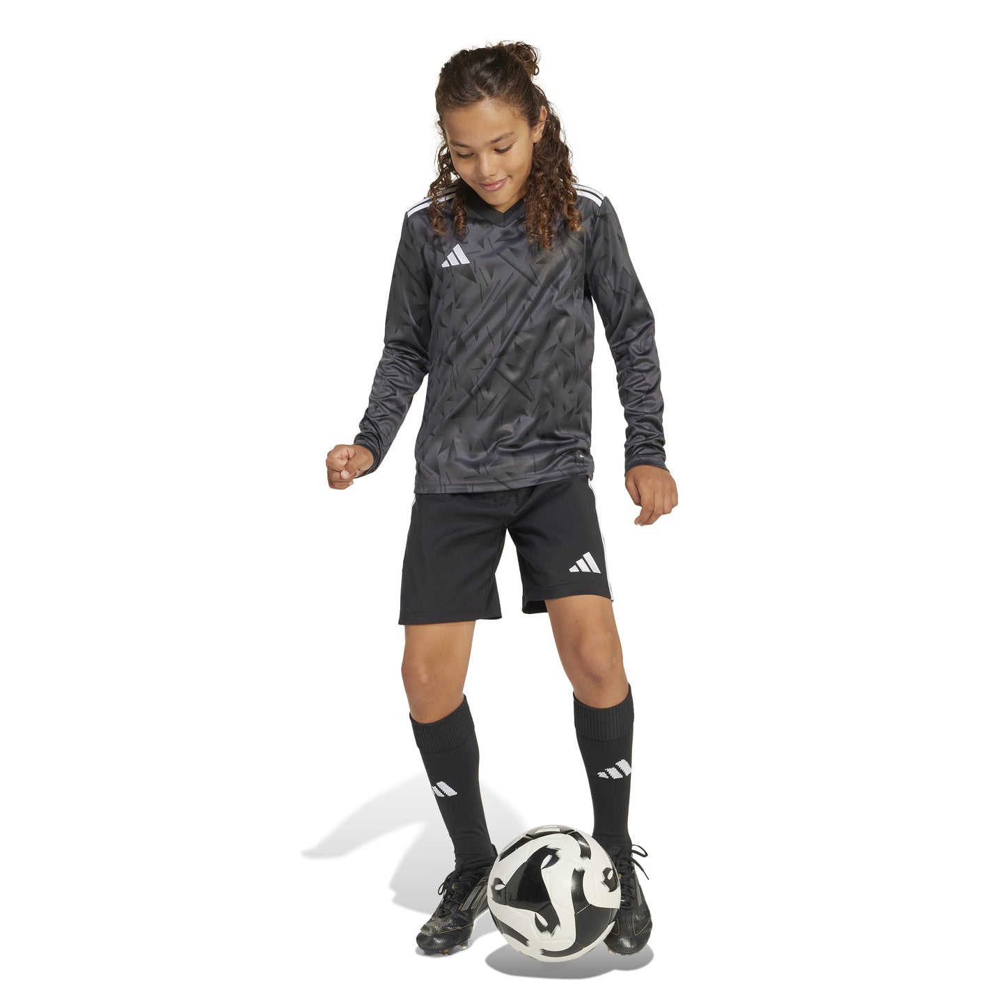 Adidas Junior Team Icon 25 LS Shirt Utility Black/Black