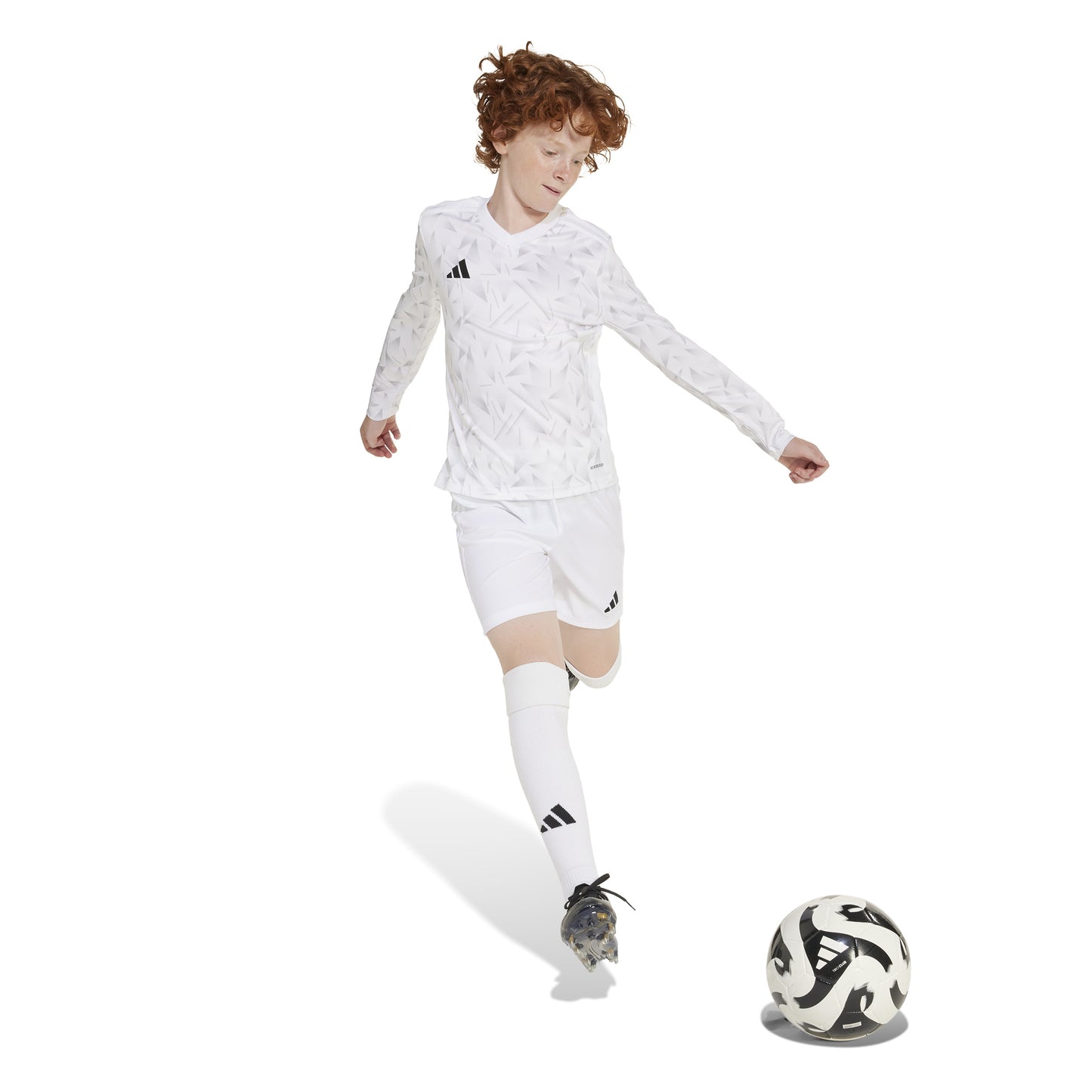 Adidas Junior Team Icon 25 LS Shirt White/White