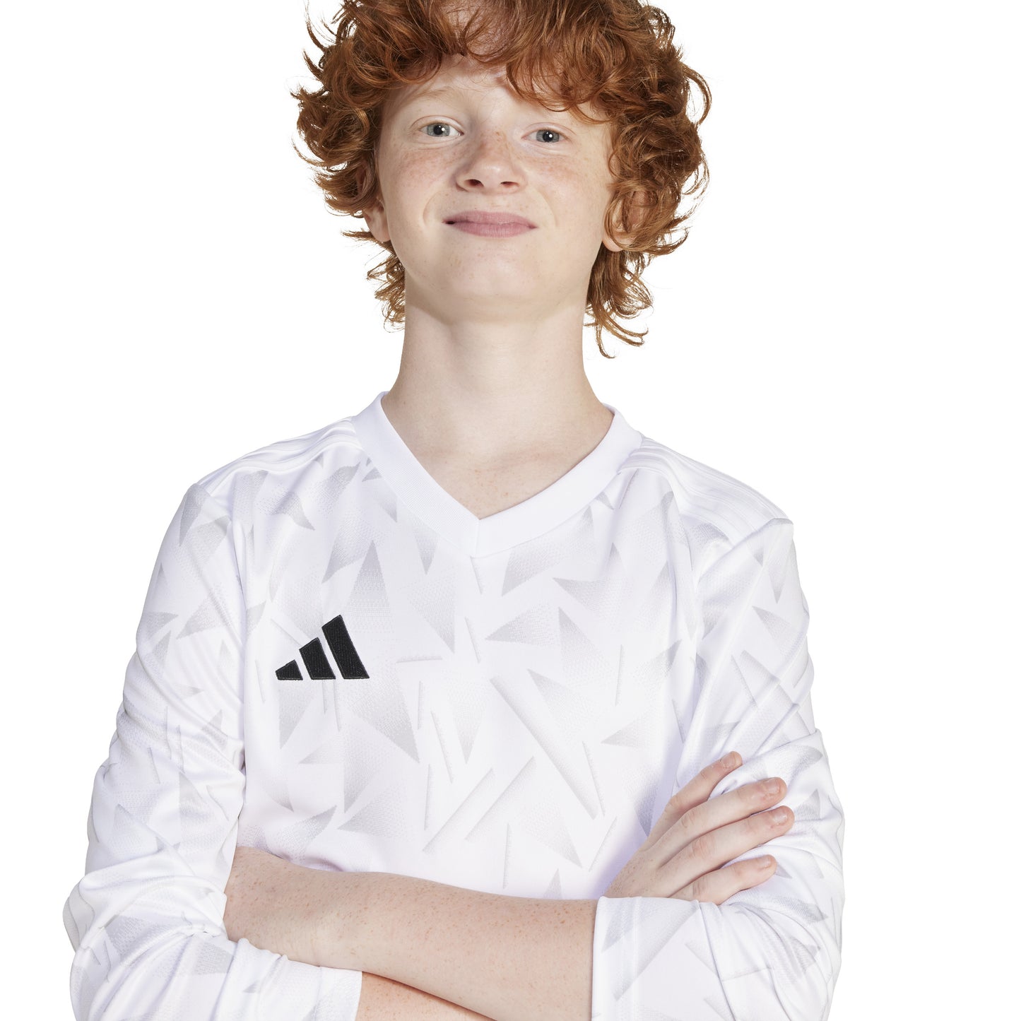 Adidas Junior Team Icon 25 LS Shirt White/White