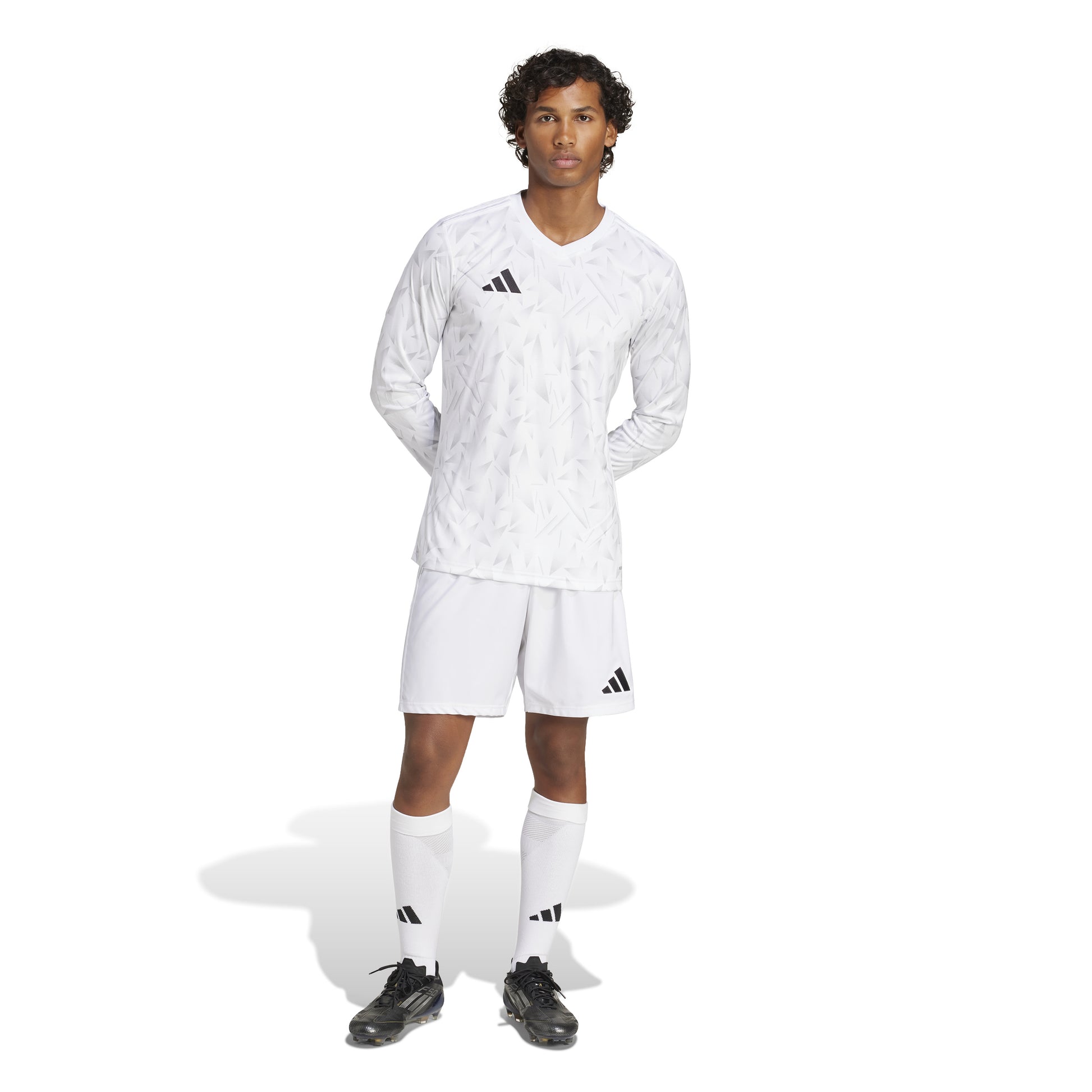 Adidas Team Icon 25 Slim LS Shirt White/White