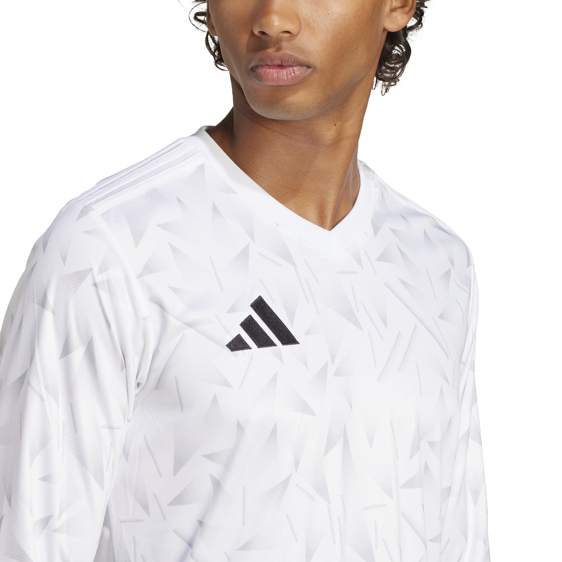 Adidas Team Icon 25 Slim LS Shirt White/White