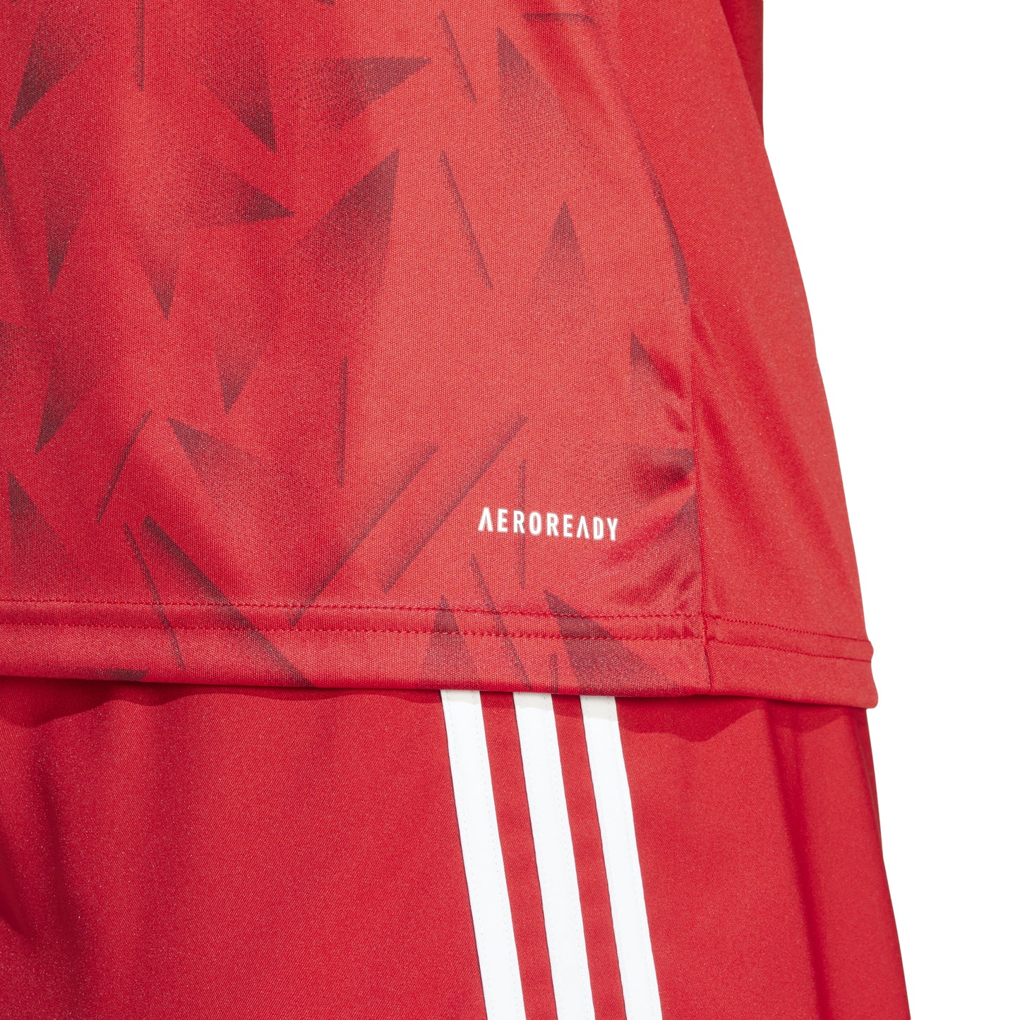 Adidas Team Icon 25 Slim LS Shirt Team Power Red 2/White