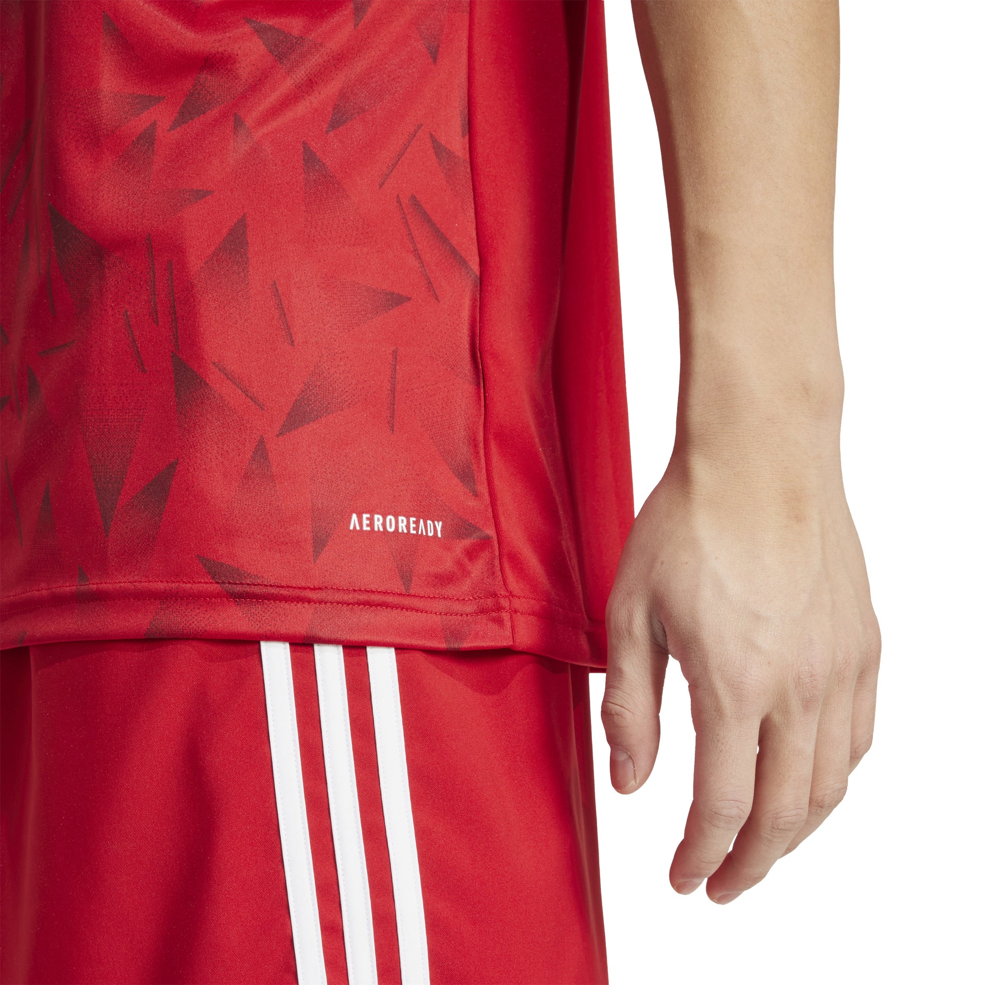 Adidas Team Icon 25 Slim SS Shirt Team Power Red 2/White