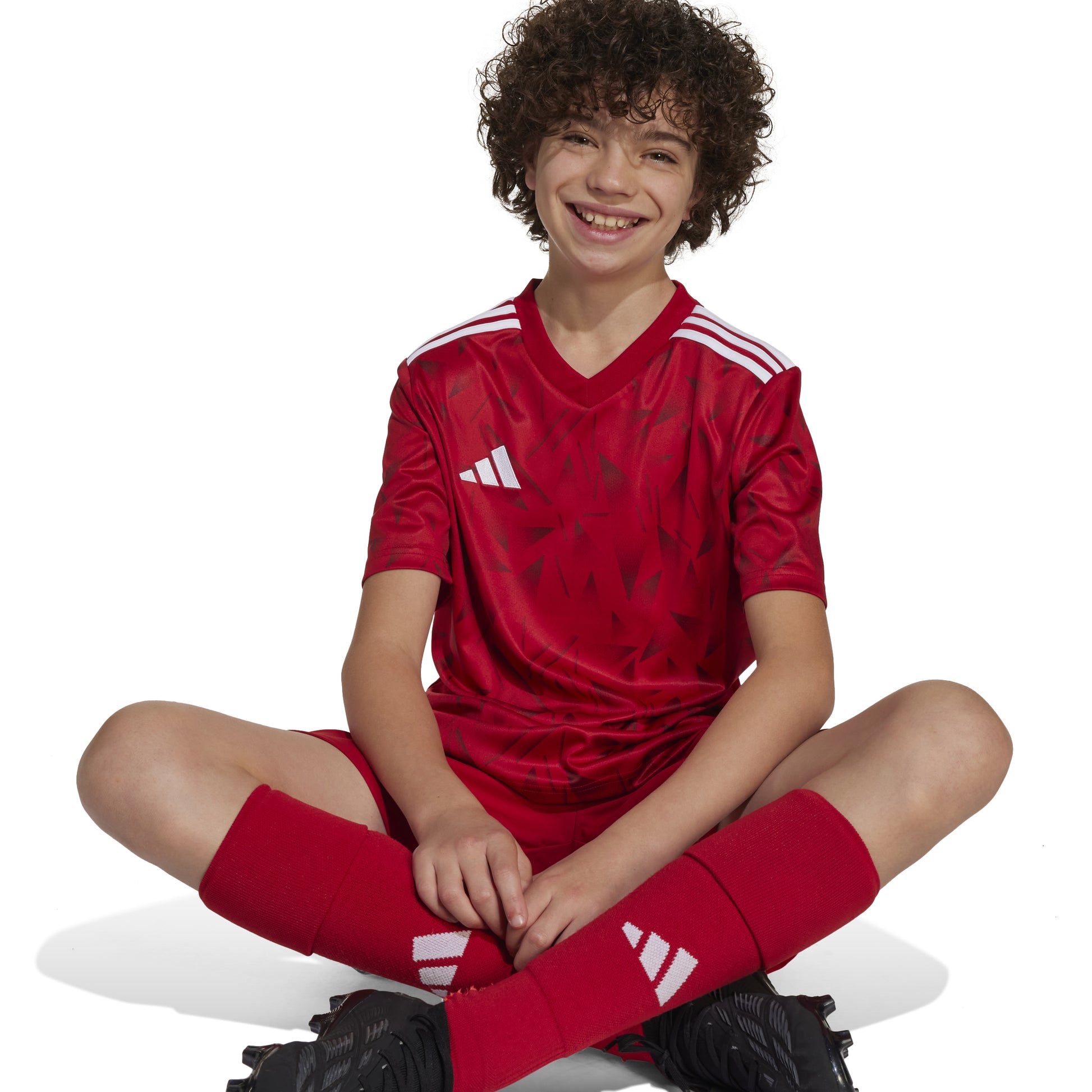 Adidas Junior Team Icon 25 SS Shirt Team Power Red 2/White