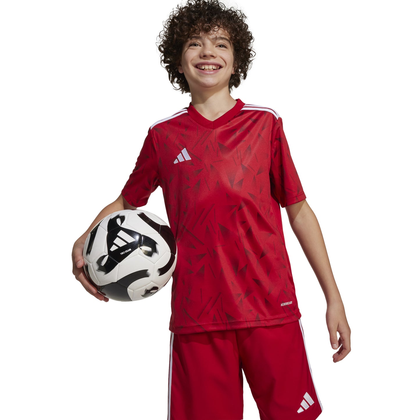 Adidas Junior Team Icon 25 SS Shirt Team Power Red 2/White