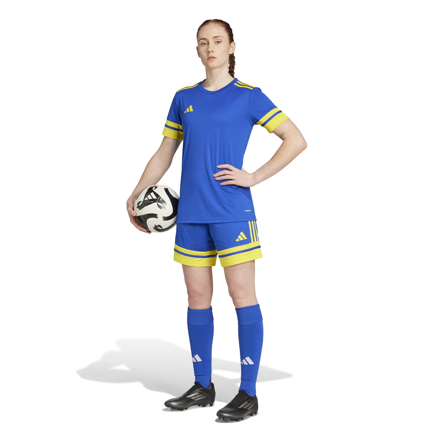 Adidas Squadra 25 Shorts - Team Royal Blue/Team Yellow