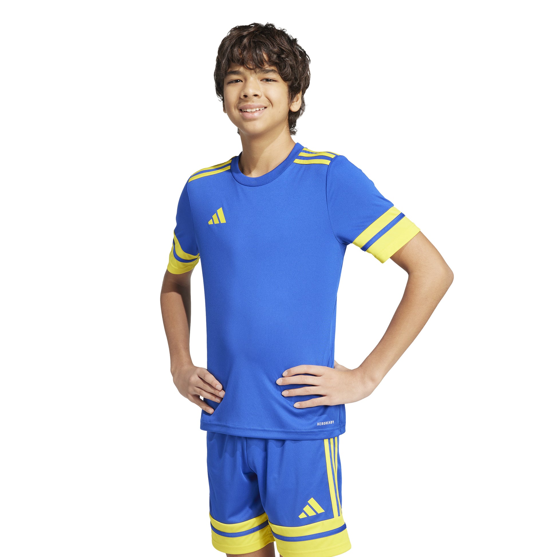 Adidas Squadra 25 SS Shirt - Team Royal Blue/Team Yellow