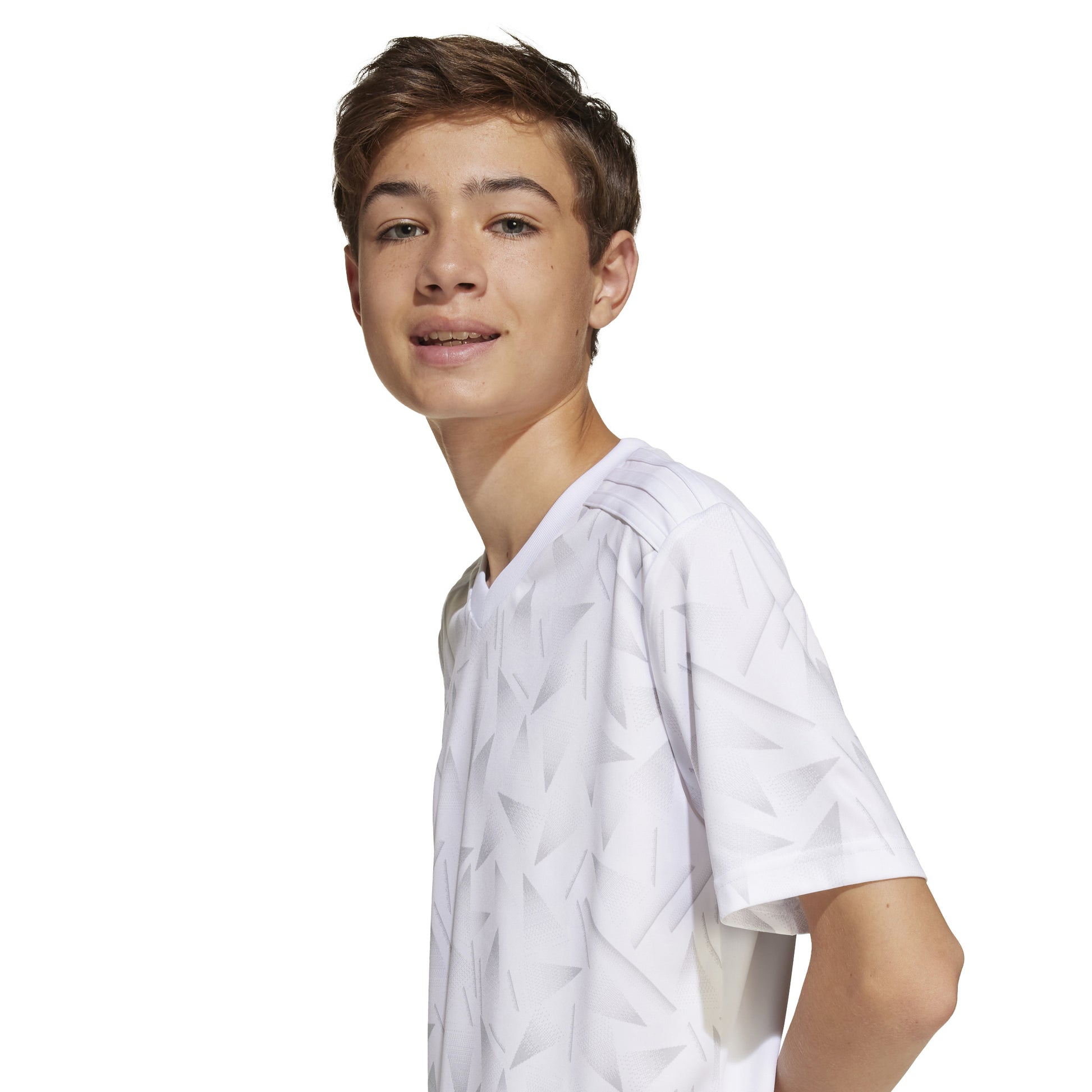 Adidas Junior Team Icon 25 SS Shirt White/Black