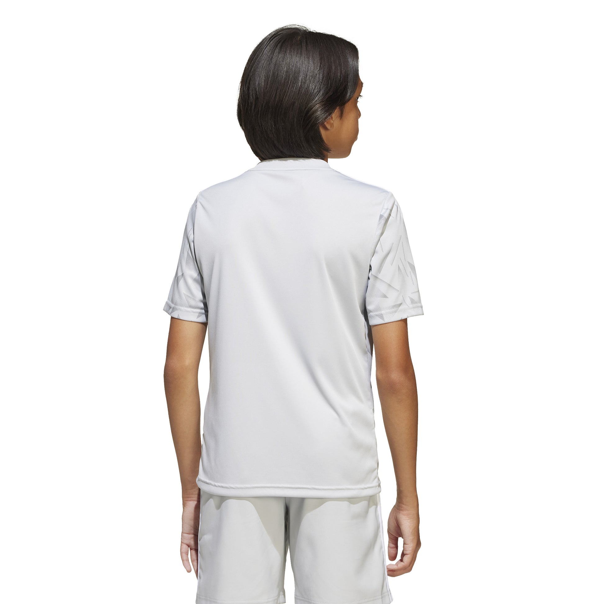 Adidas Junior Team Icon 25 SS Shirt Team Light Grey/White