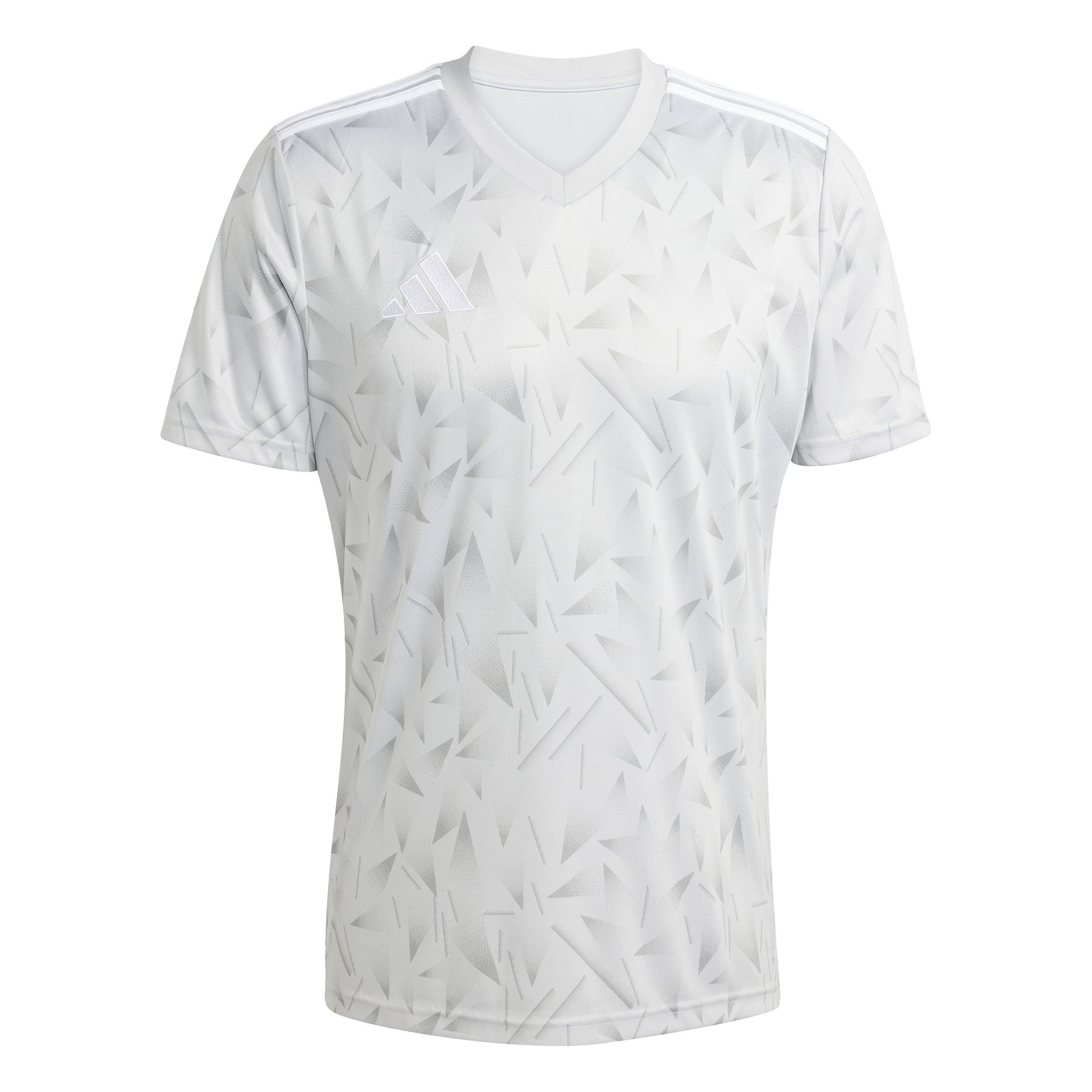Adidas Team Icon 25 Slim SS Shirt Team Light Grey/White