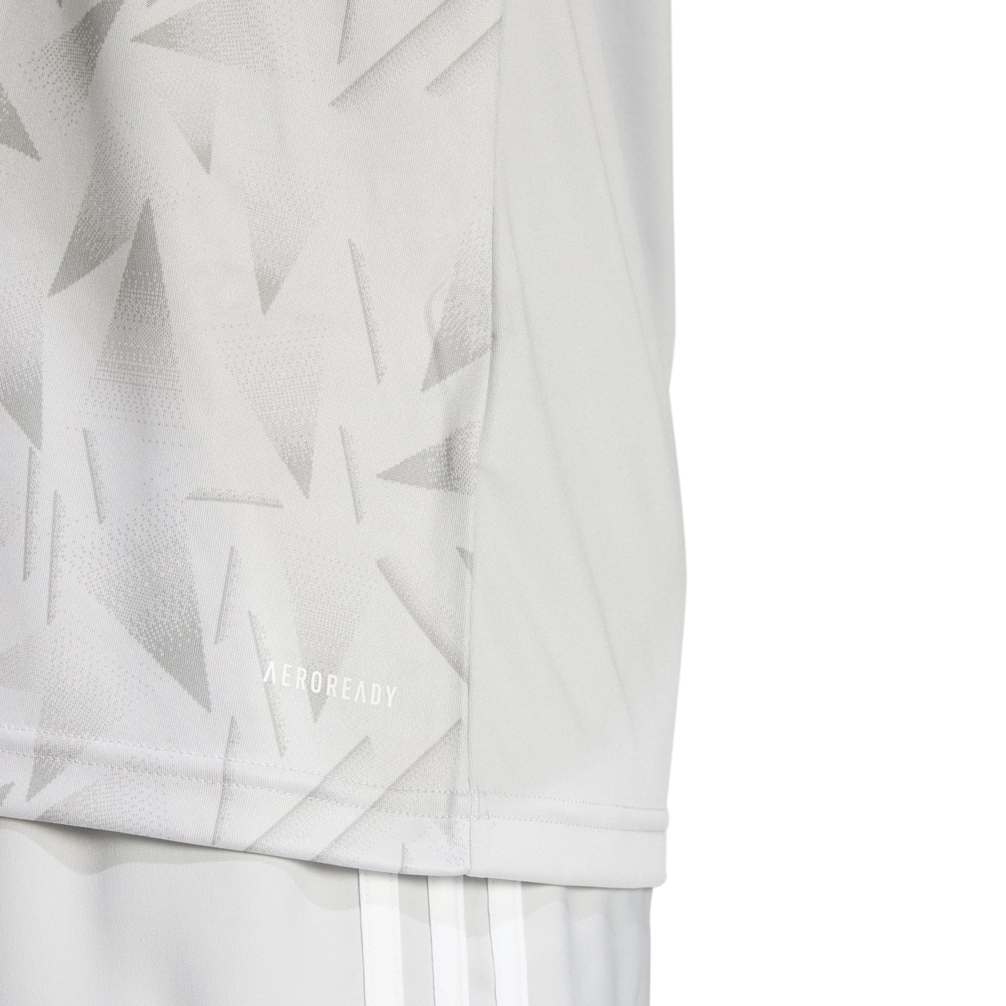 Adidas Team Icon 25 Slim SS Shirt Team Light Grey/White