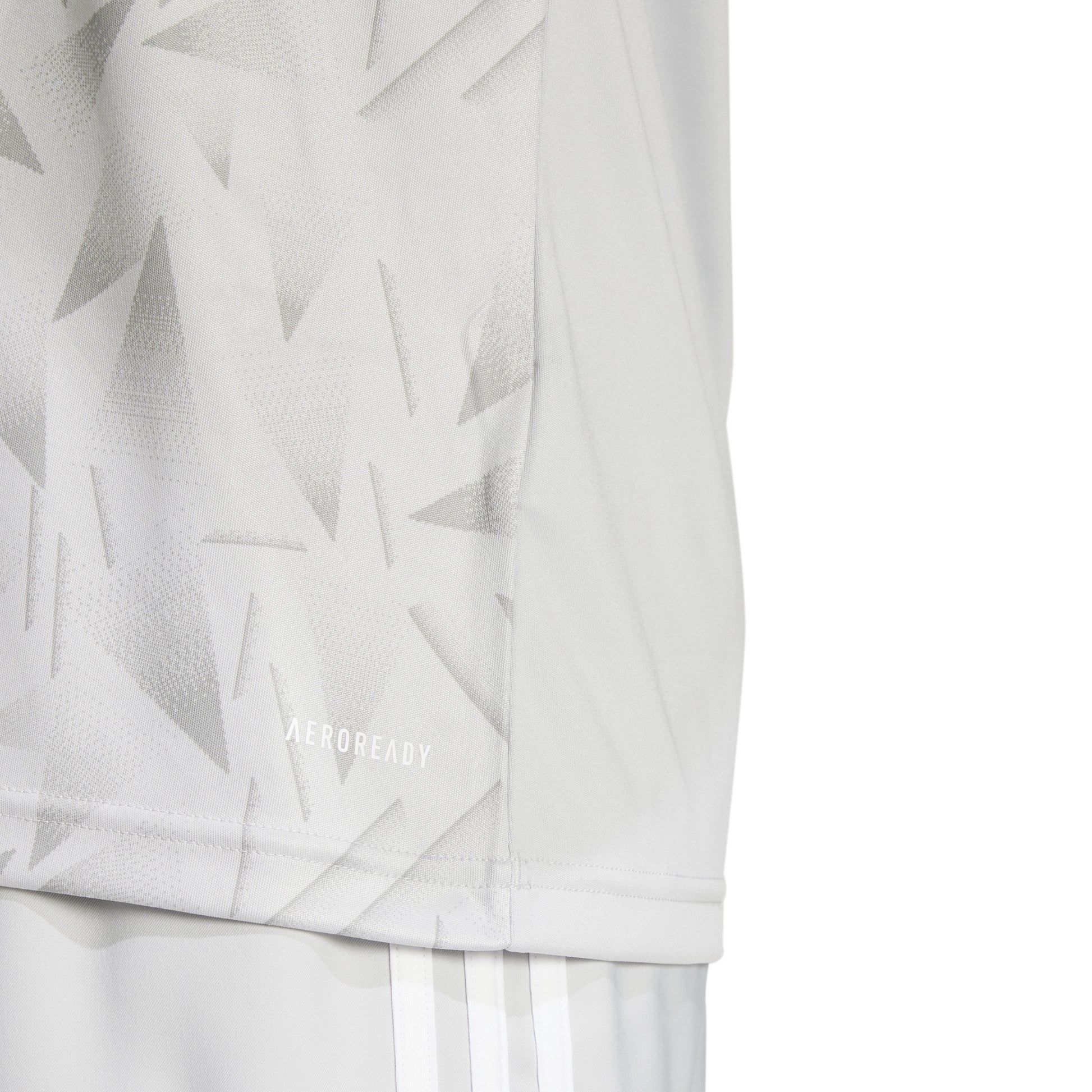 Adidas Team Icon 25 Slim SS Shirt Team Light Grey/White