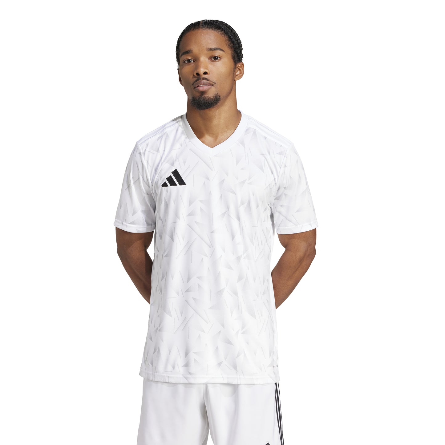 Adidas Team Icon 25 Slim SS Shirt White/White