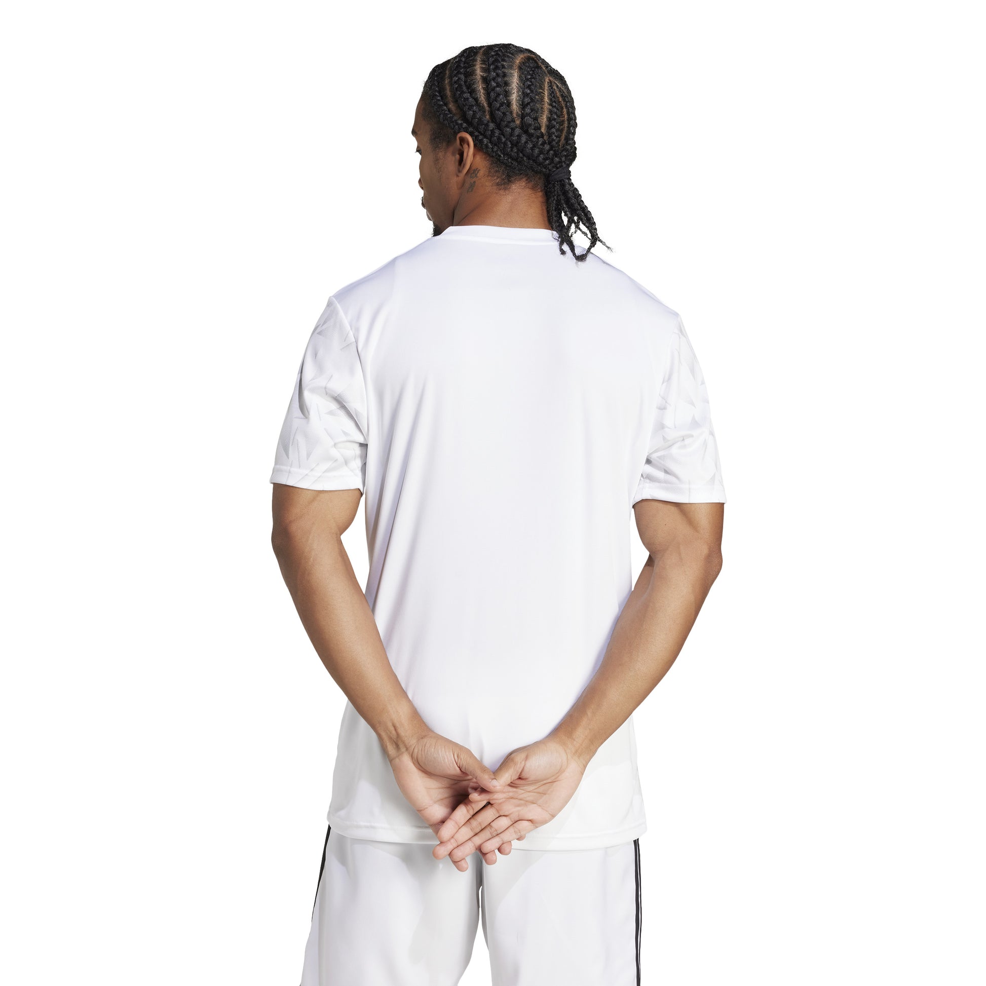 Adidas Team Icon 25 Slim SS Shirt White/White