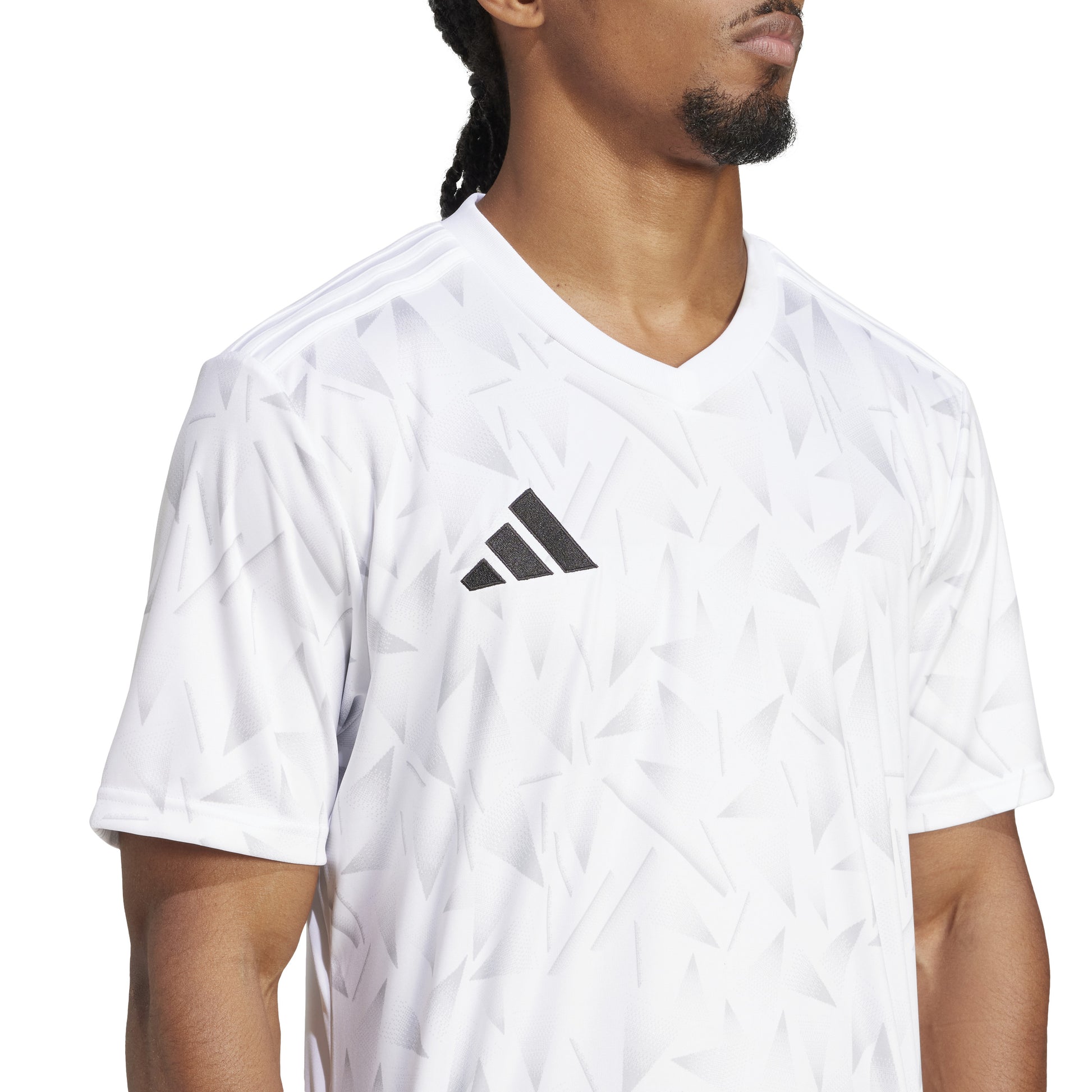 Adidas Team Icon 25 Slim SS Shirt White/White