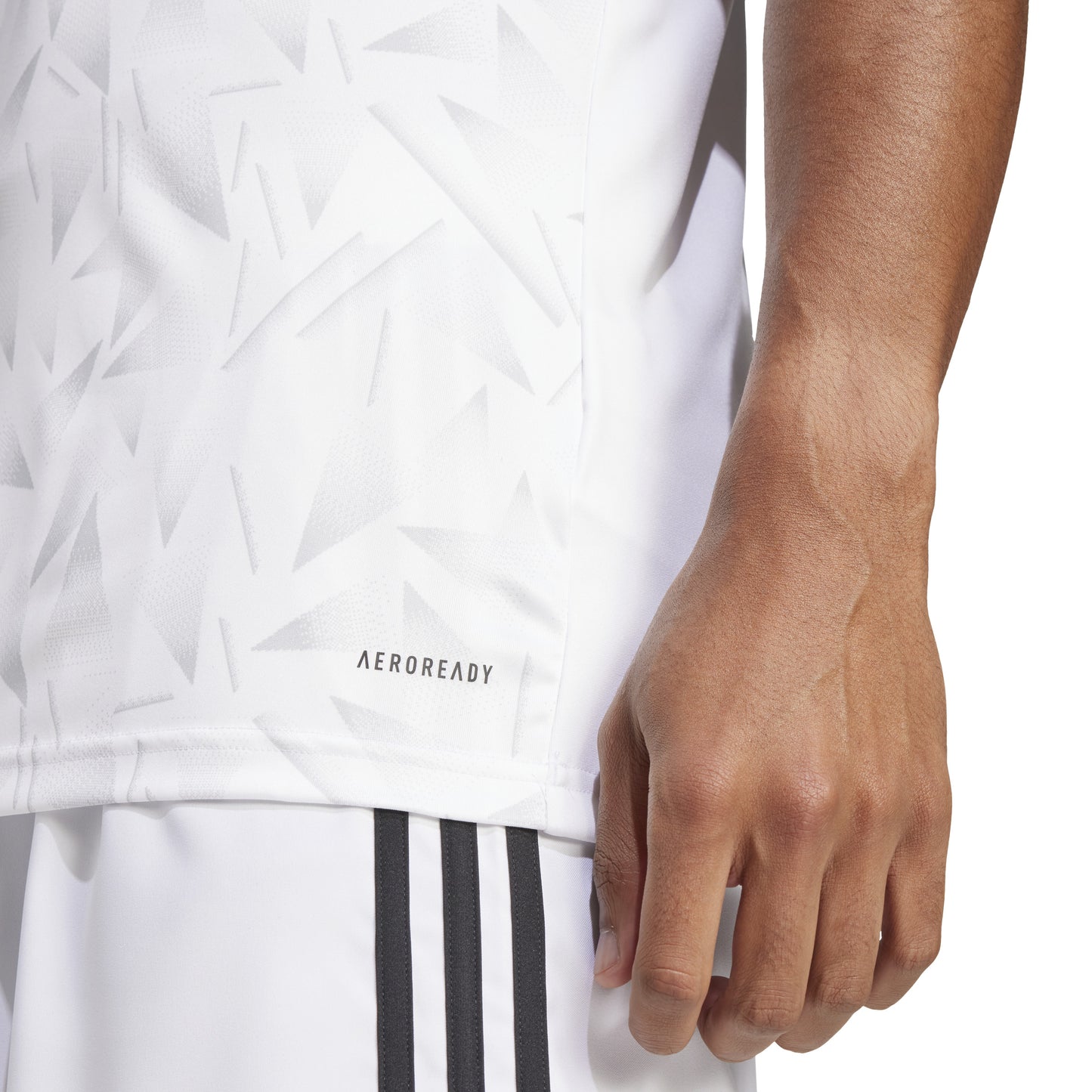 Adidas Team Icon 25 Slim SS Shirt White/White
