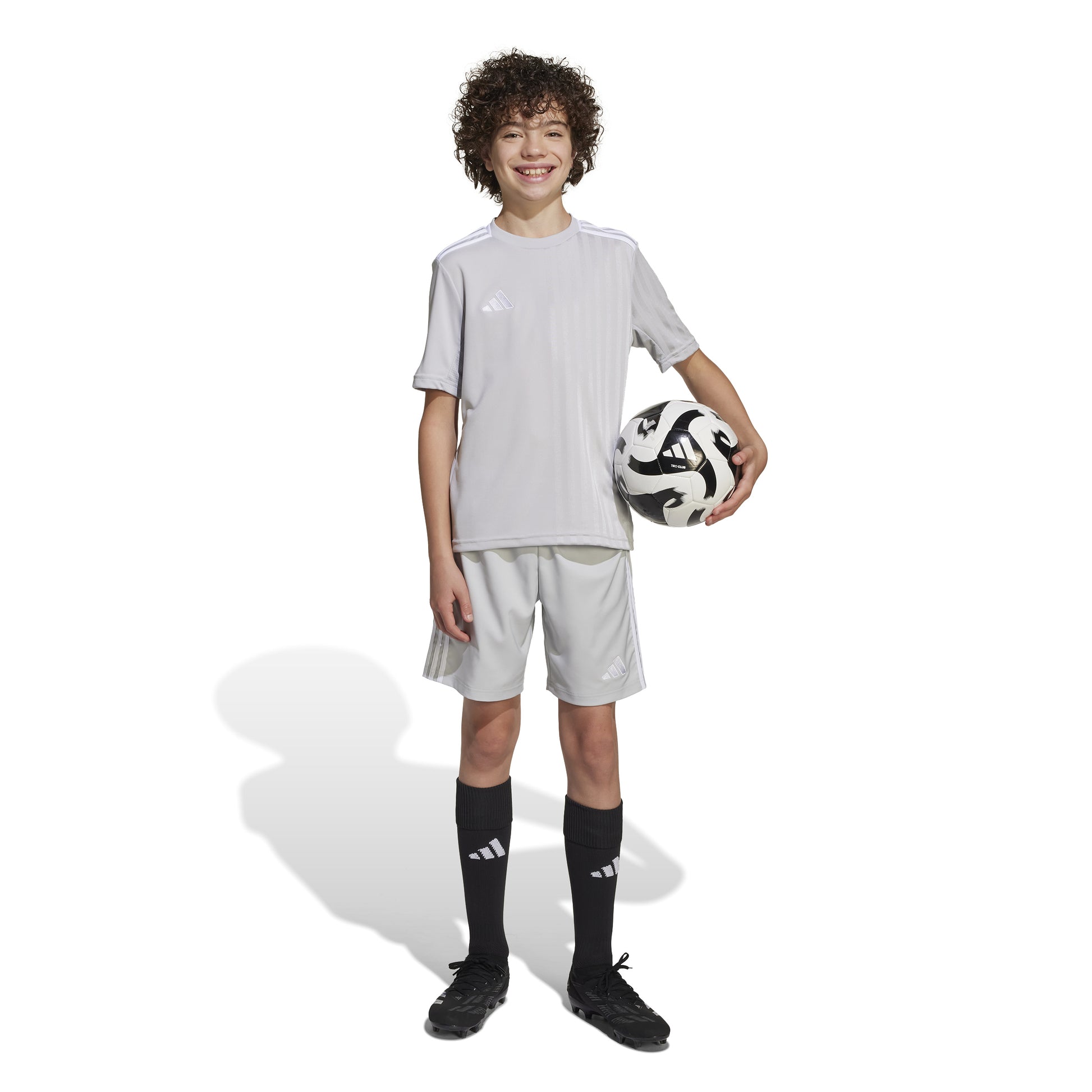 Adidas Junior Tastigo 25 Shorts Team Light Grey/White