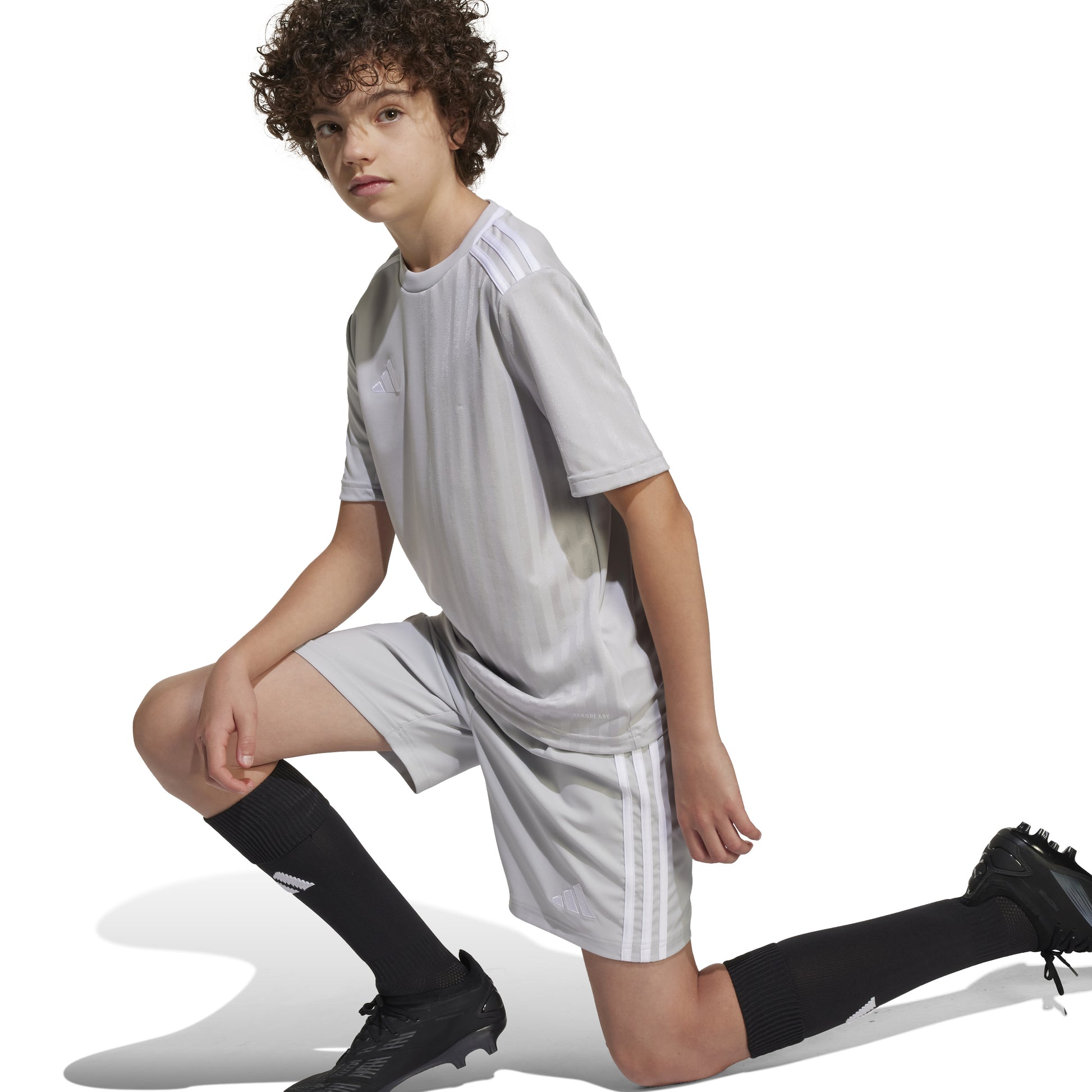 Adidas Junior Tastigo 25 Shorts Team Light Grey/White