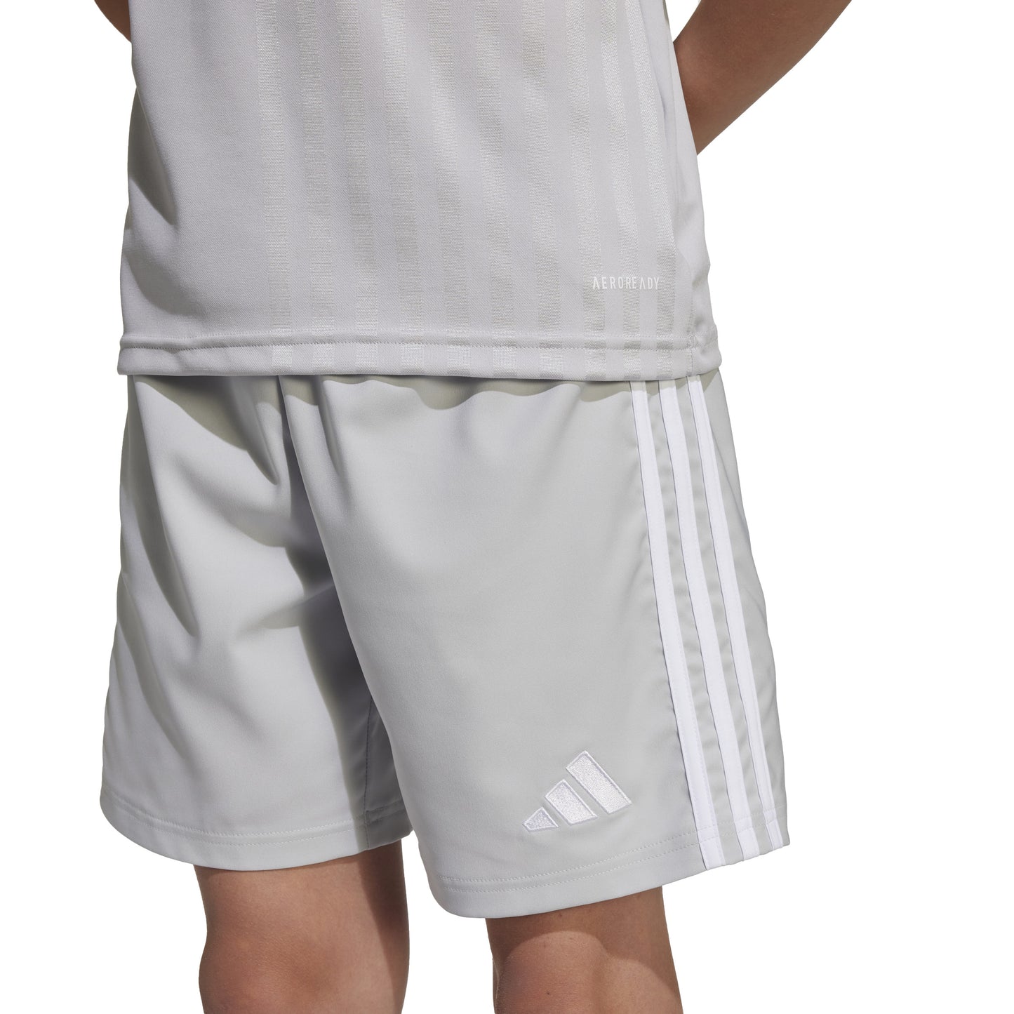 Adidas Junior Tastigo 25 Shorts Team Light Grey/White