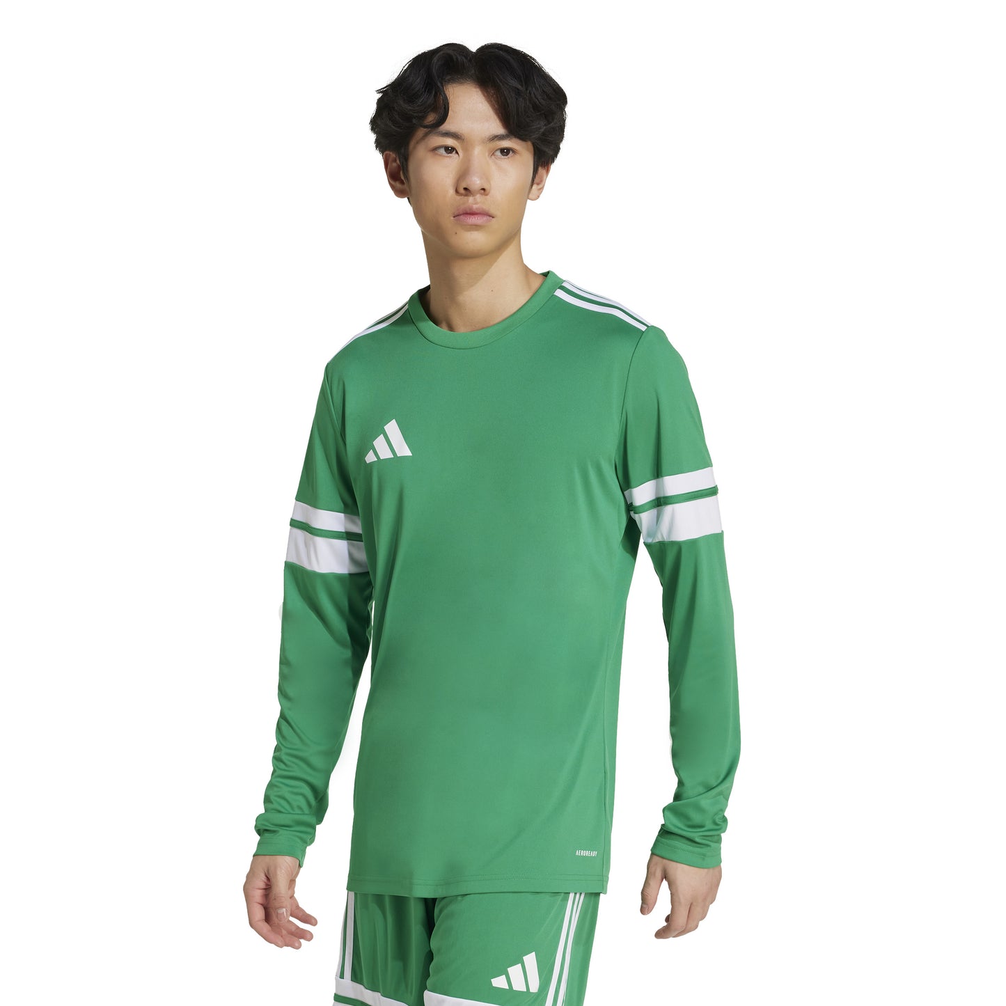 Adidas Squadra 25 Slim LS Shirt - Team Green/White