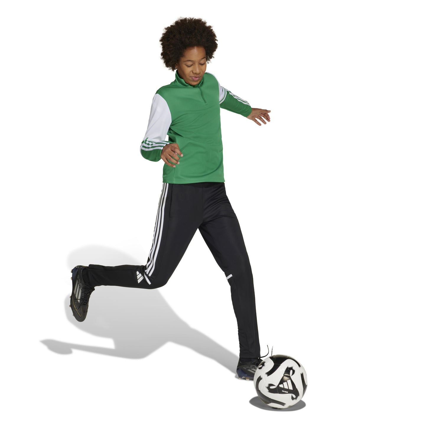 Adidas Squadra 25 1/4 Zip Training Top - Team Green/White