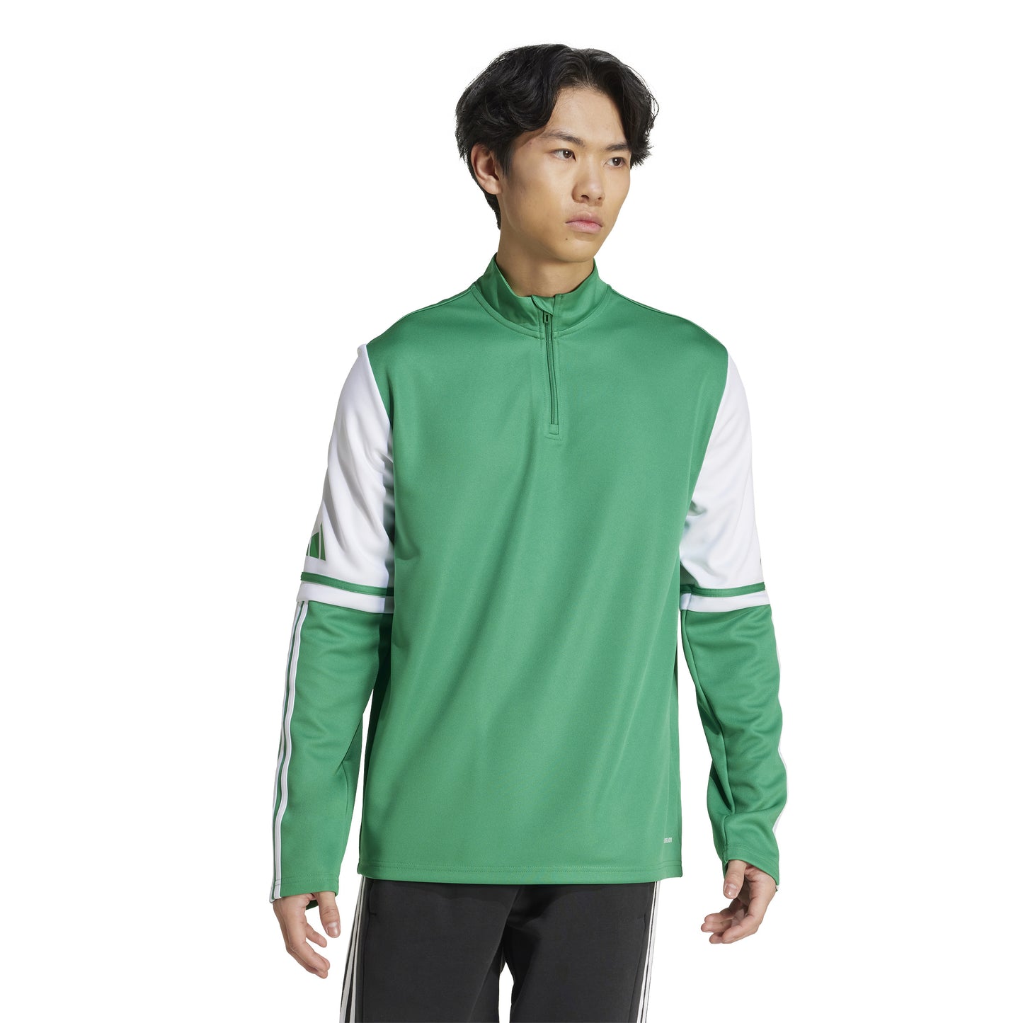 Adidas Squadra 25 1/4 Zip Training Top - Team Green/White