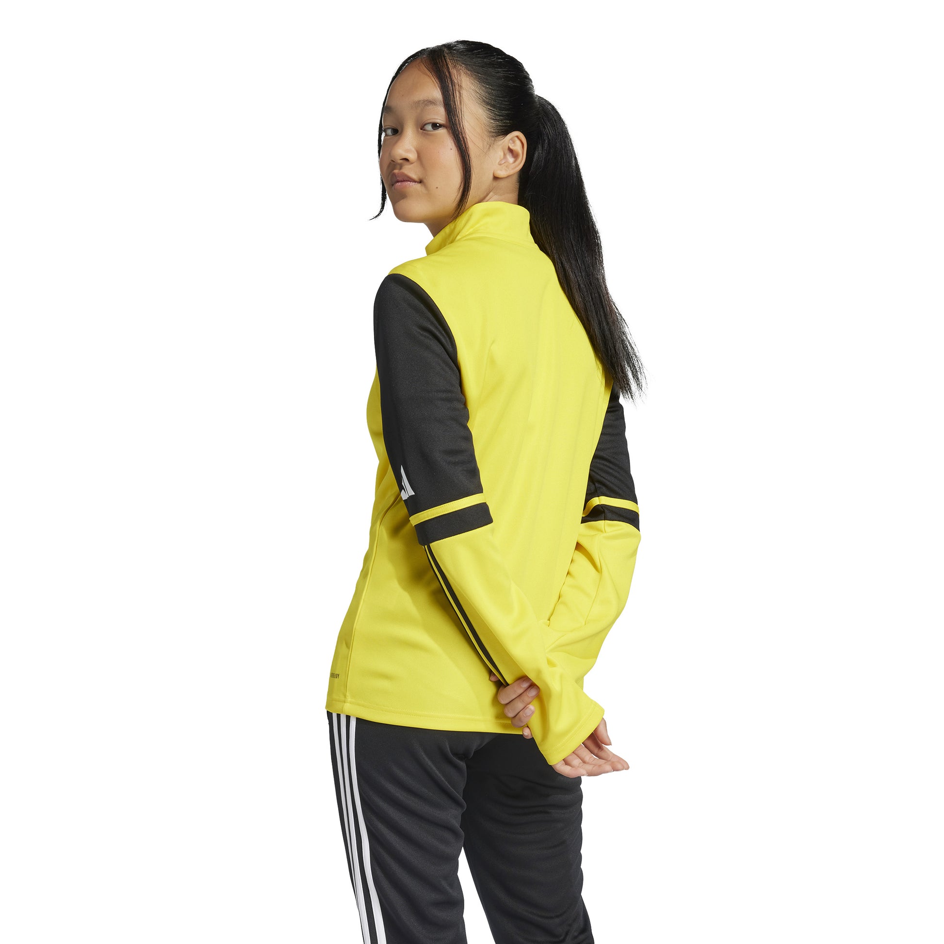Adidas Squadra 25 1/4 Zip Training Top - Team Yellow/Black