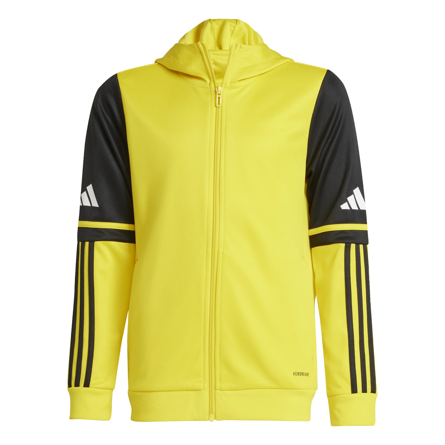 Adidas Squadra 25 Full Zip Hoodie - Team Yellow/Black