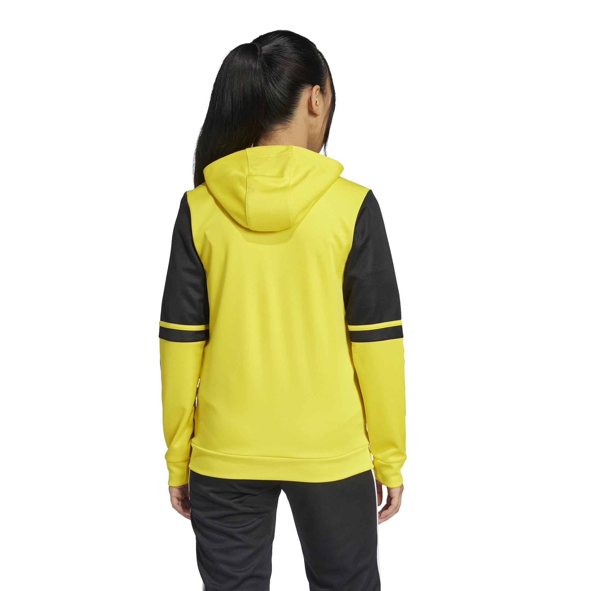 Adidas Squadra 25 Full Zip Hoodie - Team Yellow/Black