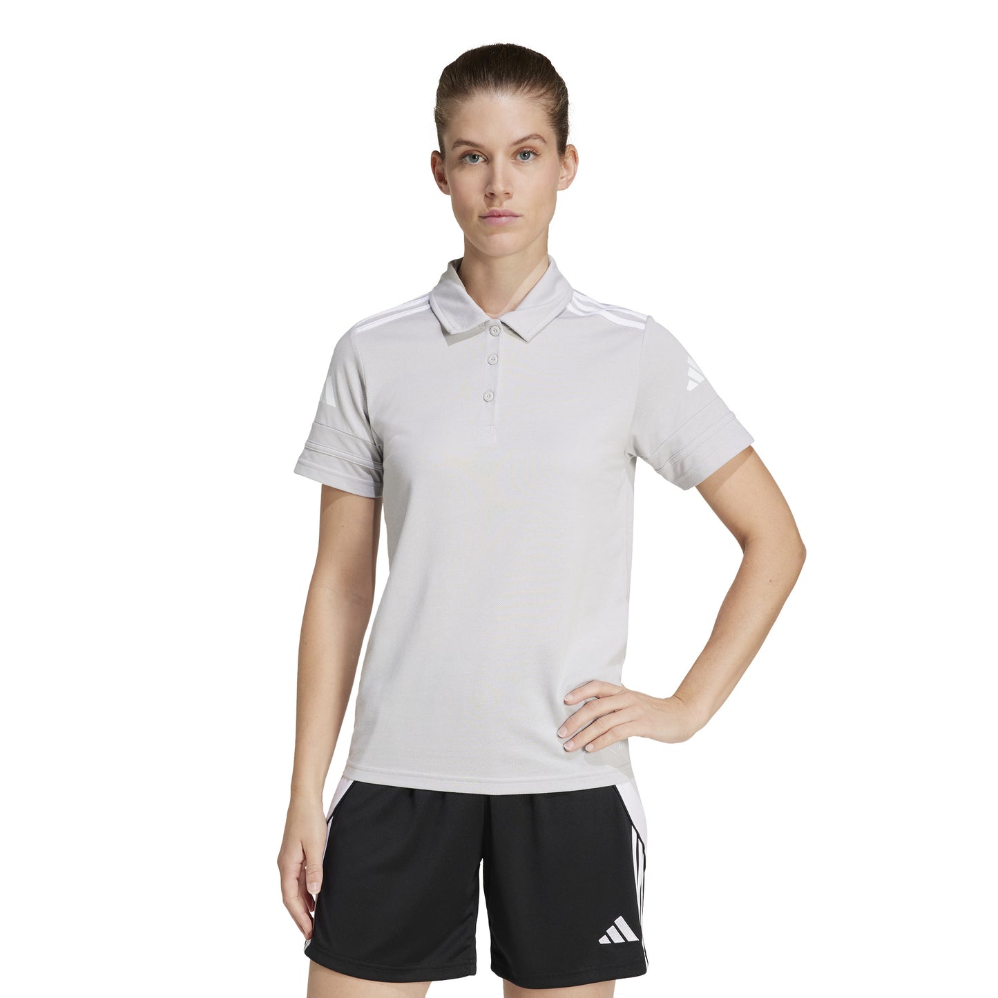 Adidas Squadra 25 Polo - Team Light Grey/White