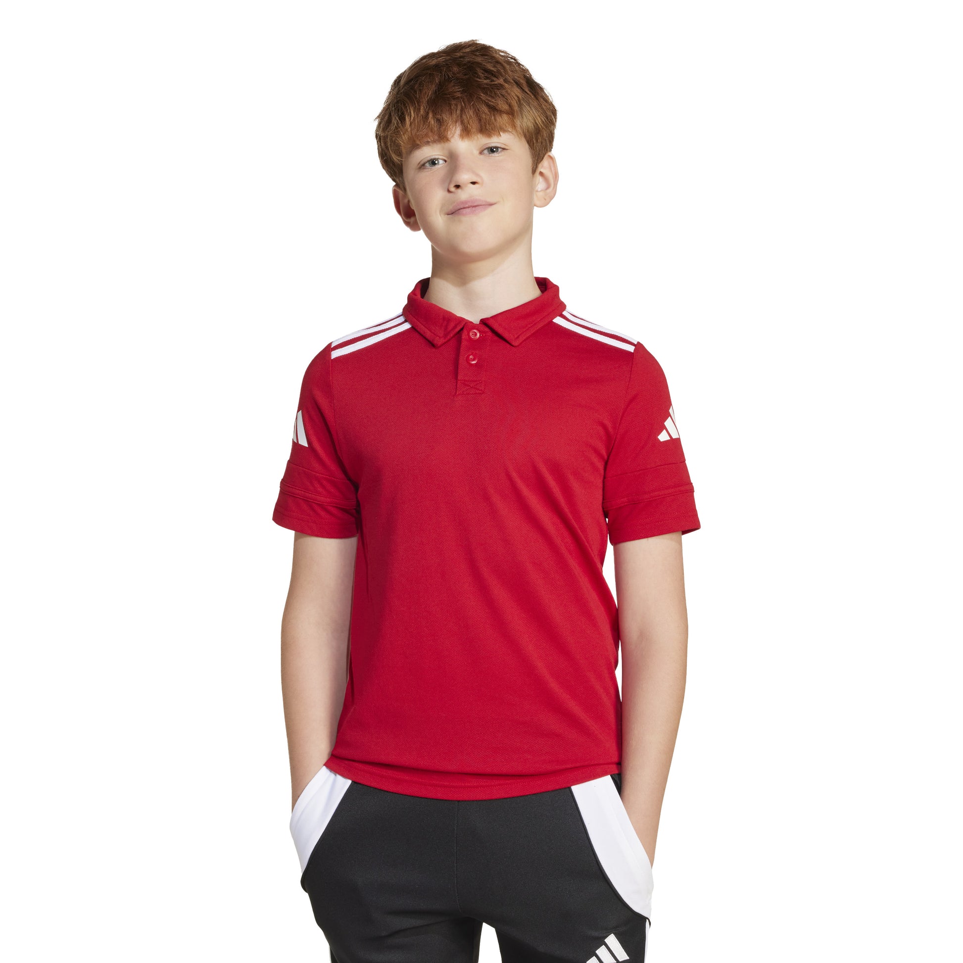 Adidas Squadra 25 Polo - Team Power Red 2/White