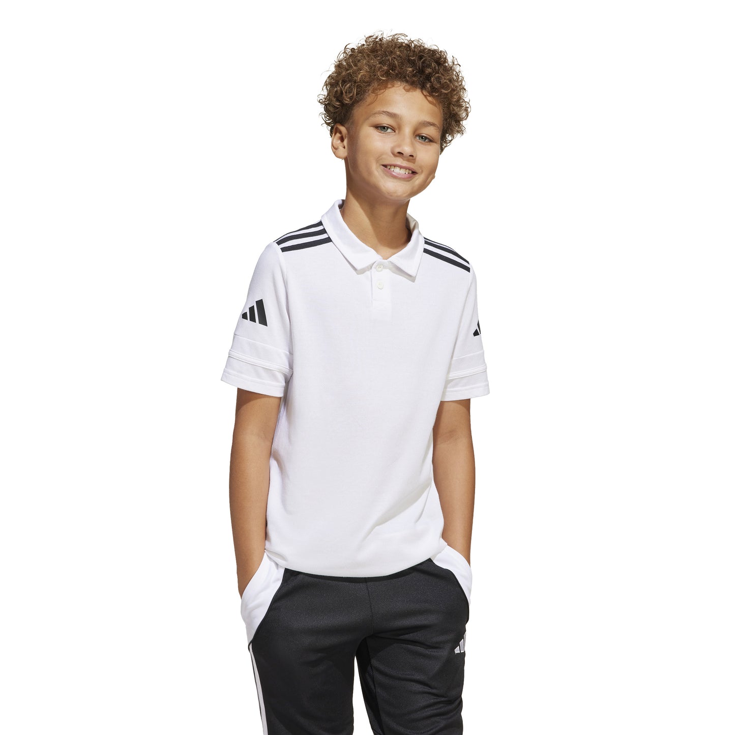 Adidas Squadra 25 Polo - White/Black
