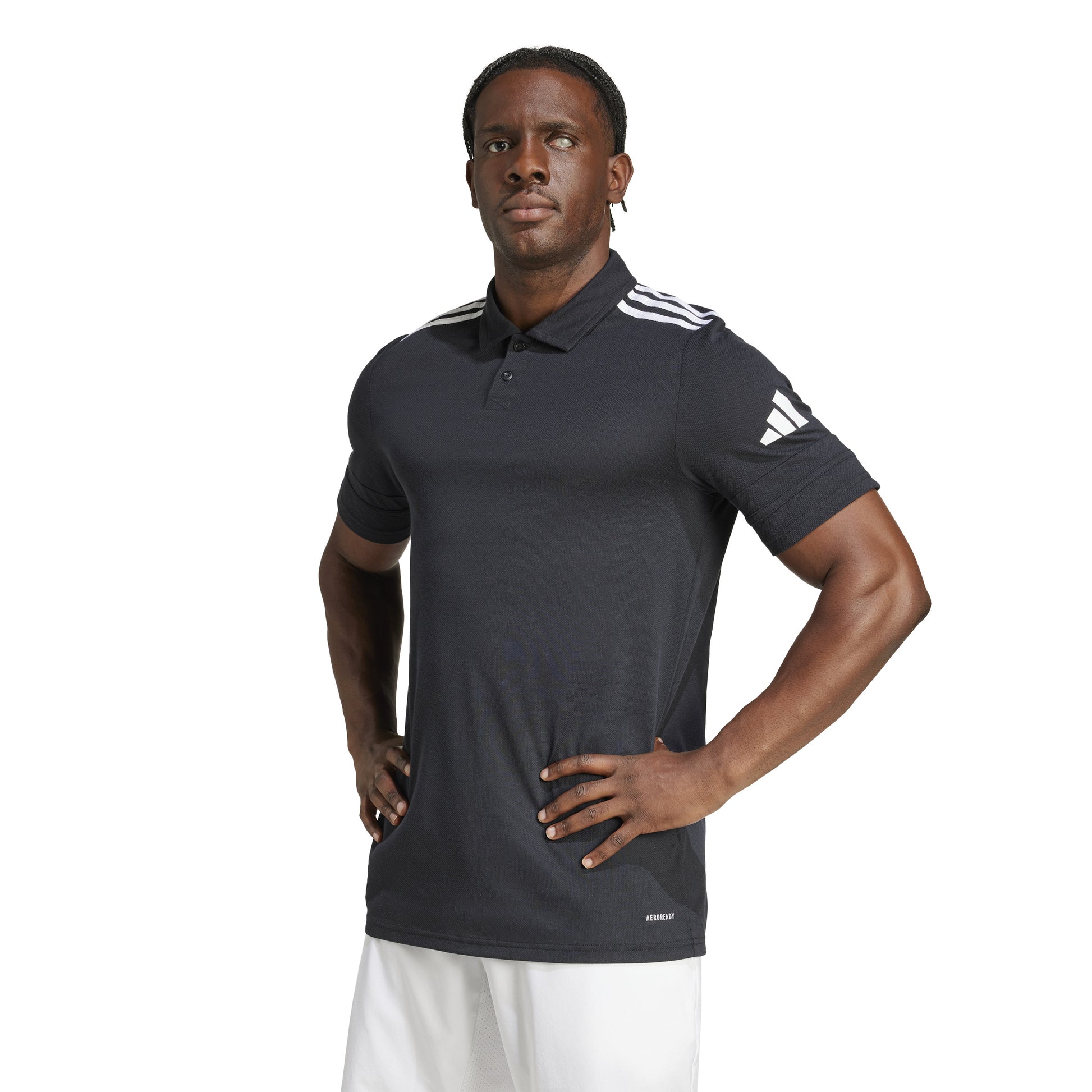 Adidas Squadra 25 Polo - Black/White