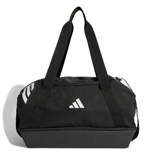Adidas Tiro Duffle Bag With Bottom Compartment (Small) Black/White