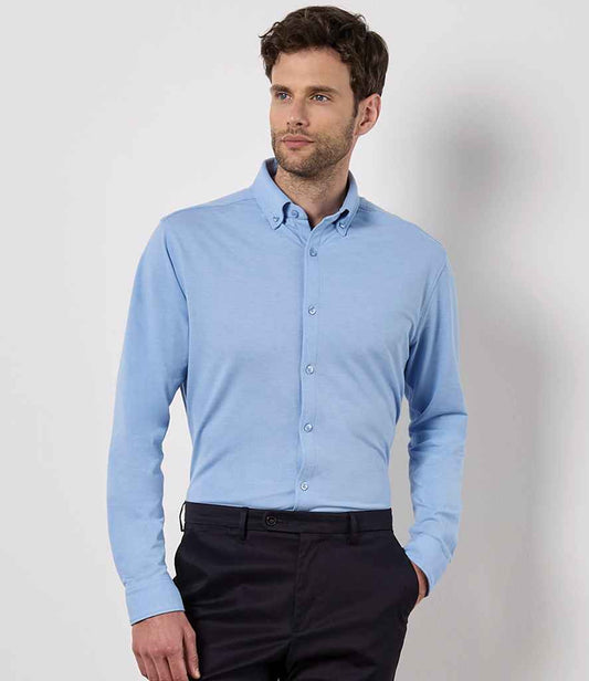 K143 Light Heather Blue Model