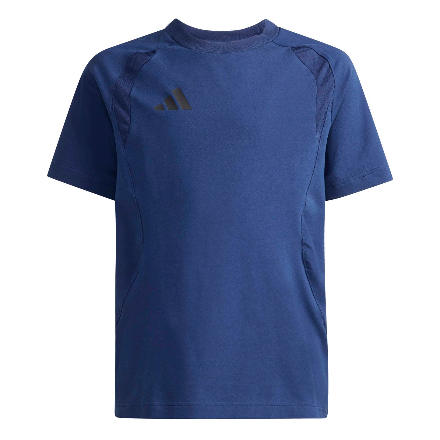 Adidas Junior Tiro Travel SS Cotton Tee Team Navy Blue 2/Black