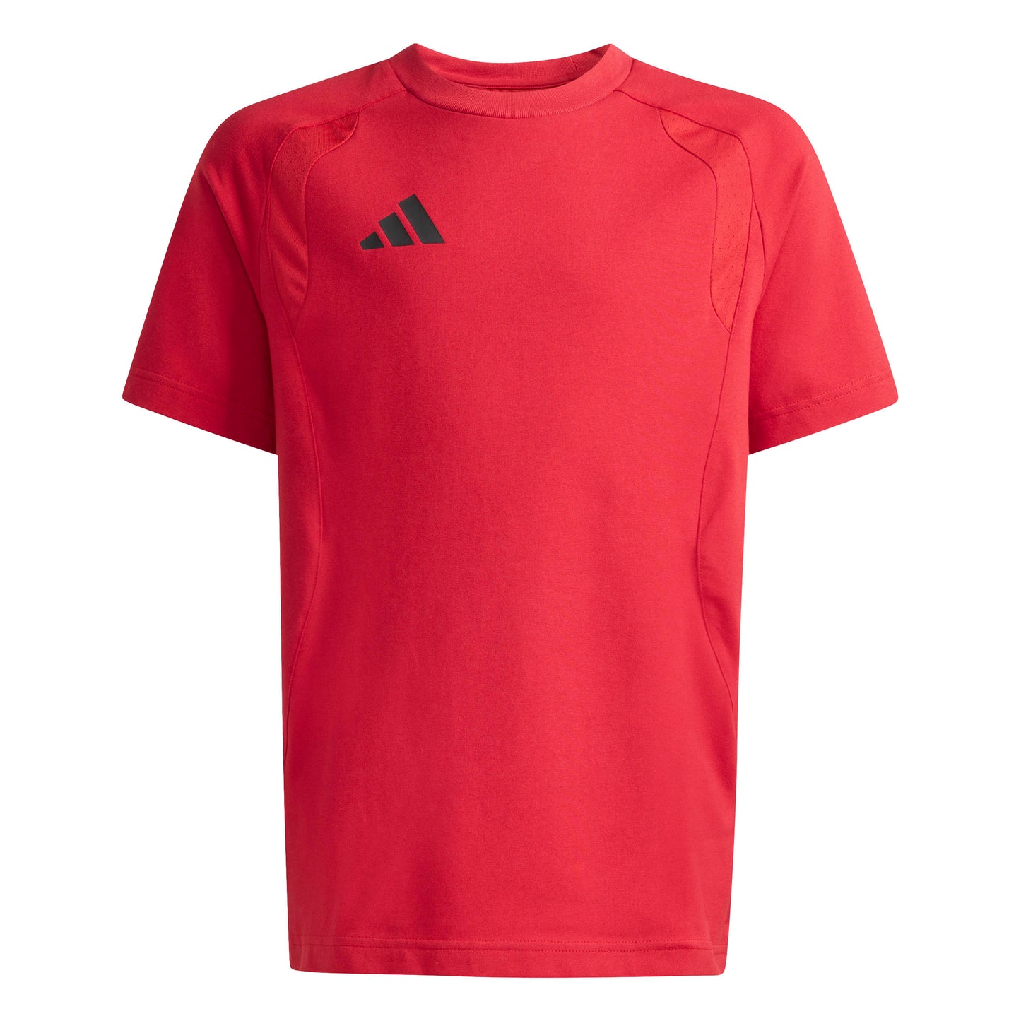 Adidas Junior Tiro Travel SS Cotton Tee Team Power Red 2/Black