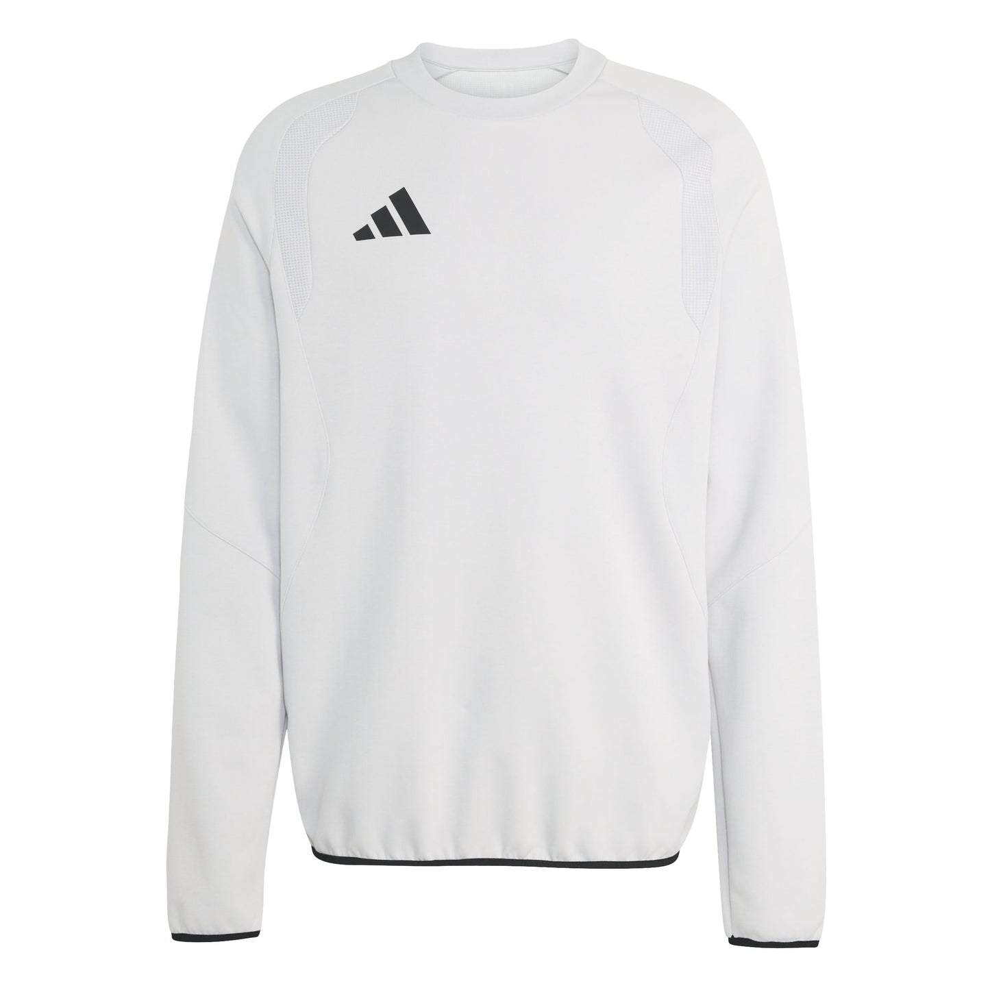 Adidas Tiro Travel Cotton Crew Sweatshirt Team Light Grey/Black