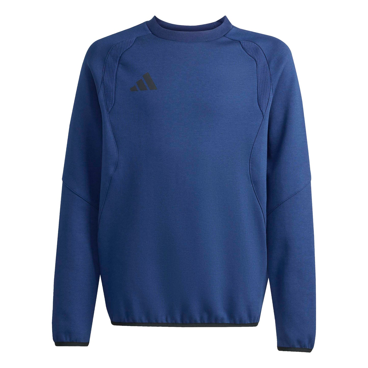Adidas Junior Tiro Travel Cotton Crew Sweatshirt Team Navy Blue 2/Black