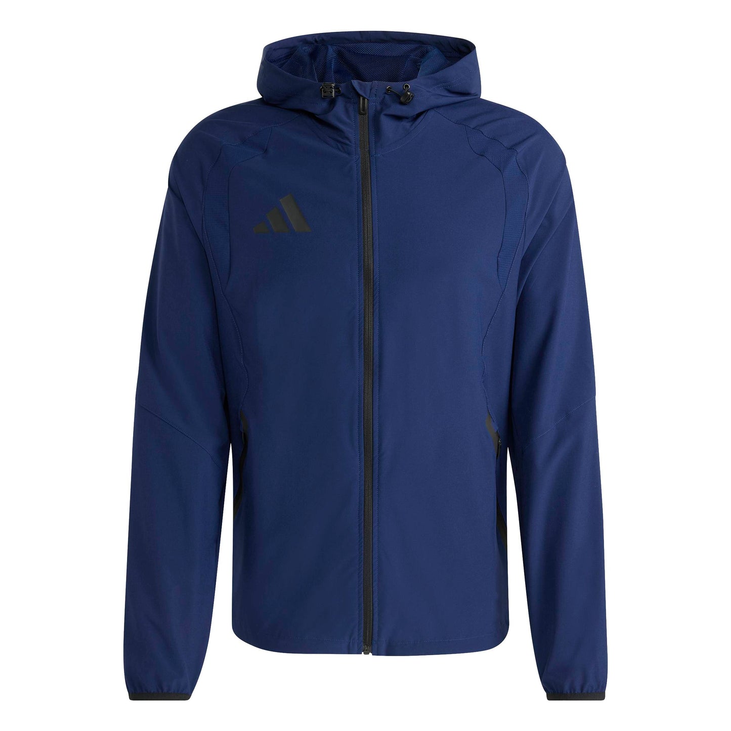 Adidas Tiro Travel Slim-Fit Hooded Windbreaker Team Navy Blue 2/Black