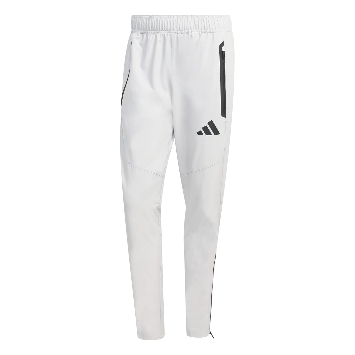 Adidas Tiro Travel Zip-Pocket Woven Track Pants Team Light Grey/Black
