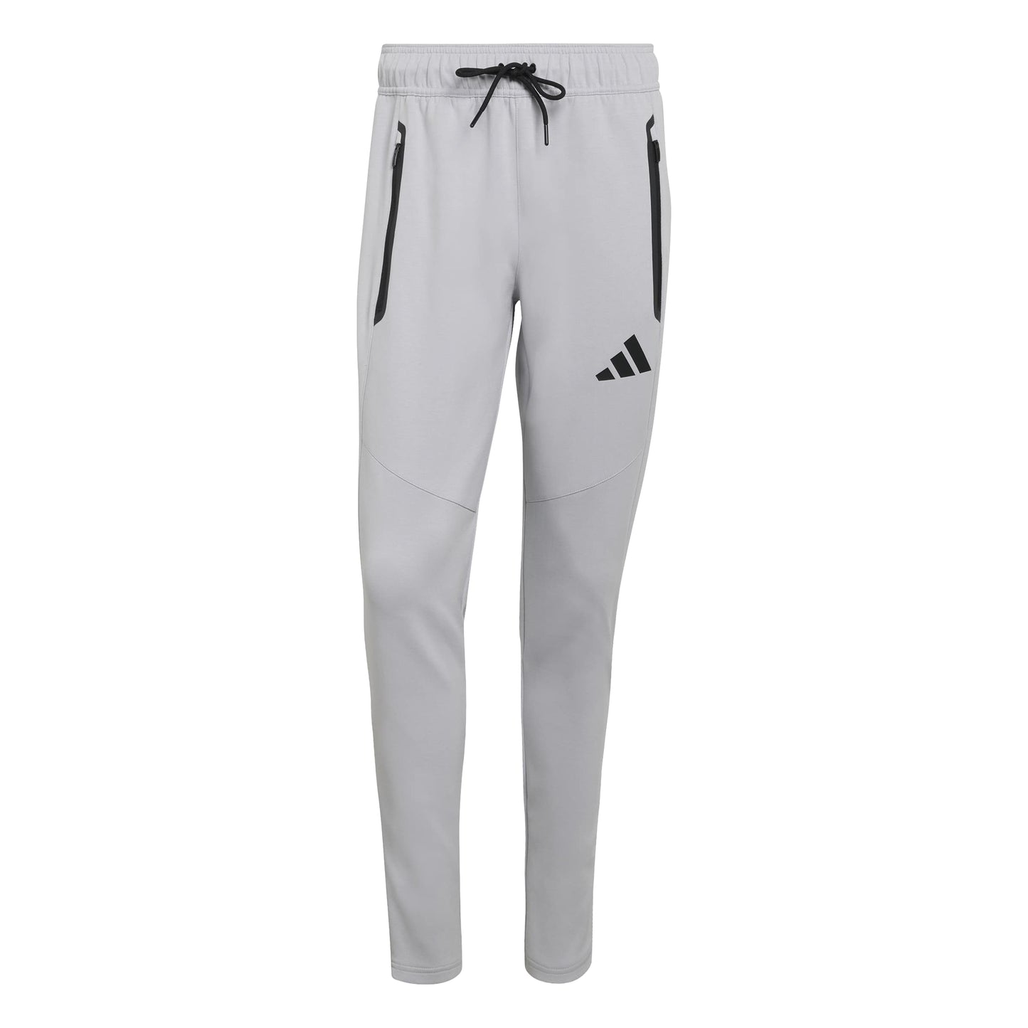 Adidas Tiro Travel Zip-Pocket Cotton Sweatpants Team Light Grey