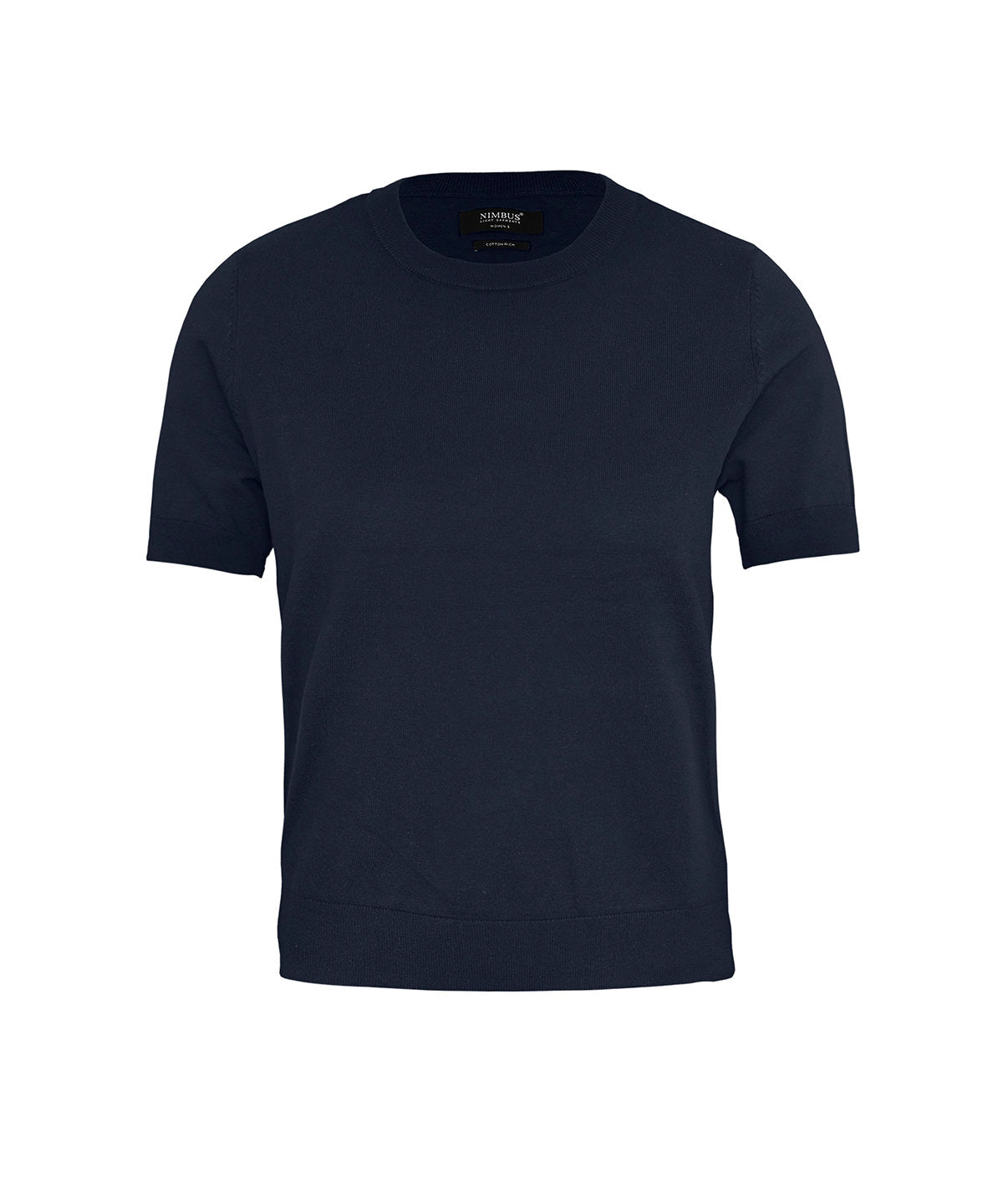 Women’s Brighton Short Sleeve Tee – Elegant Knitted Tee - N144F