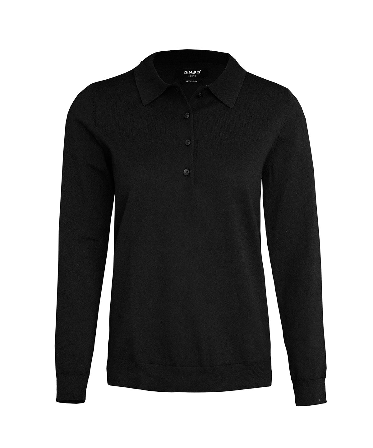 Women’s Brighton Long Sleeve Polo – Elegant Knitted Polo - N145F